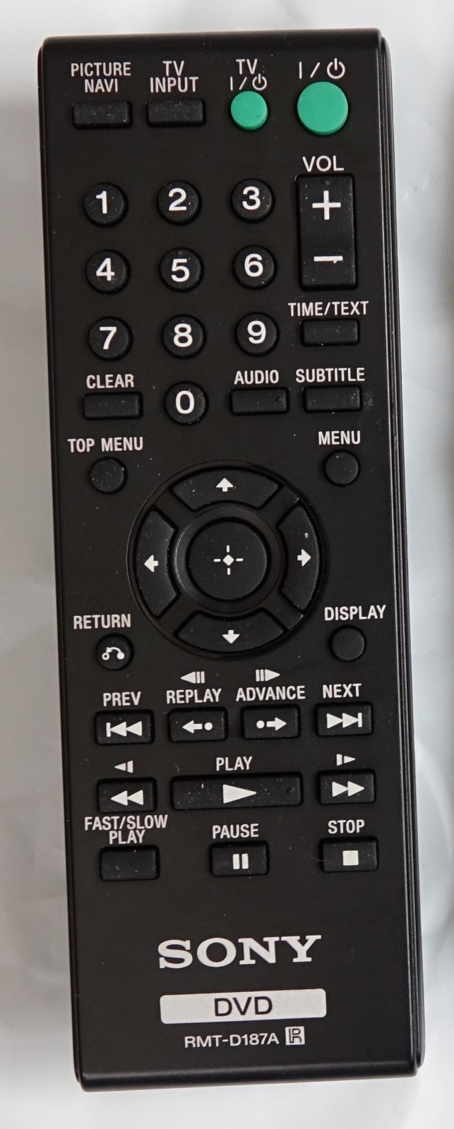 Genuine Sony RMT-D187A NEW DVD Remote Control DVP-NS611HP NS710 SR101B SR200 e