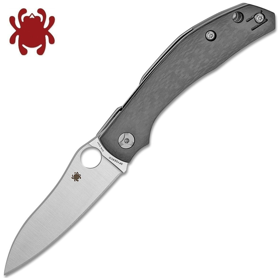 Spyderco Kapara S30V Blade Carbon Fiber Handles CQI  (C241CFP) Authorized Dealer