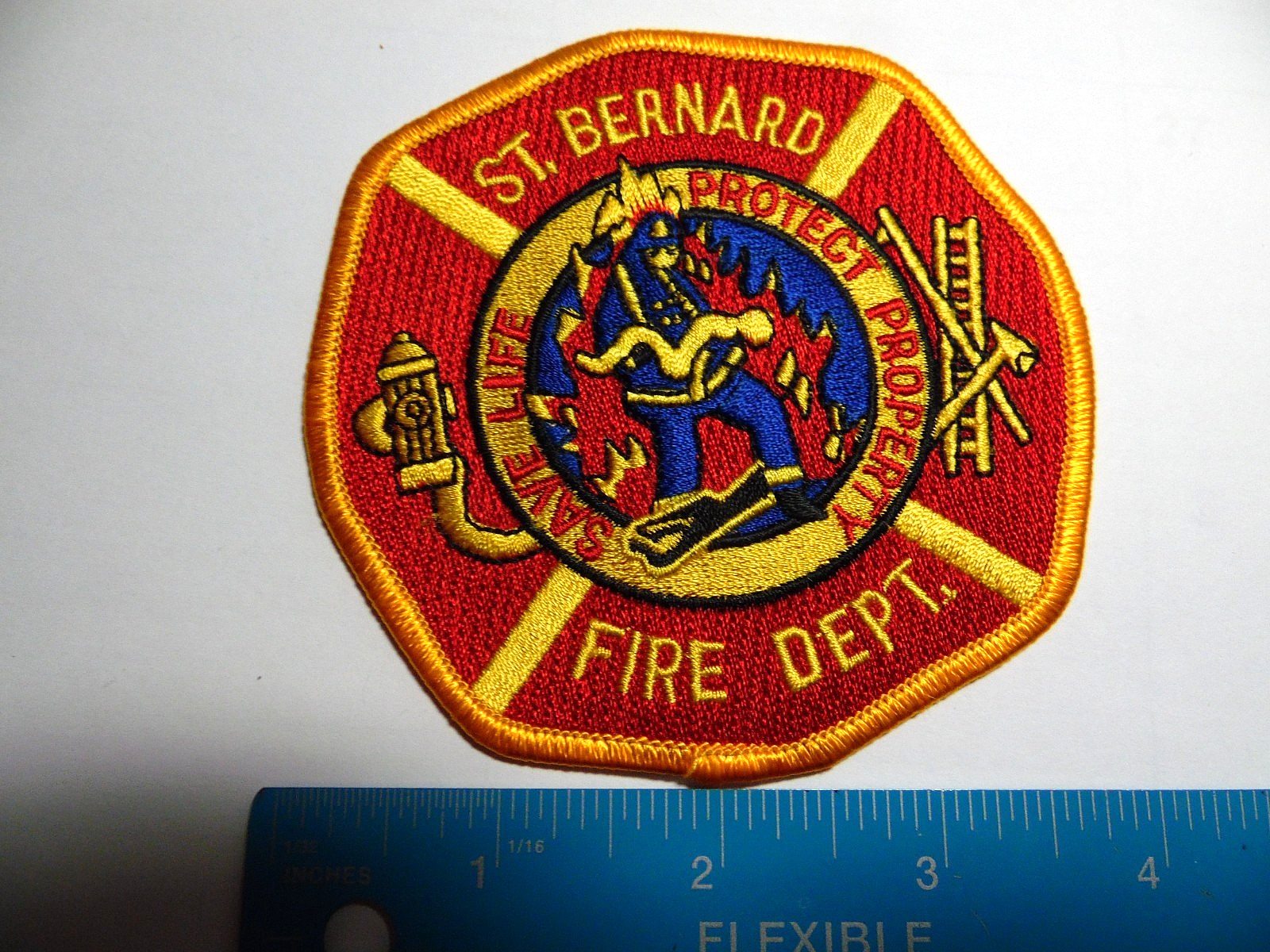 New ARABI, LOUISIANA ST. BERNARD  FIRE DEPARTMENT SHOULDER PATCH