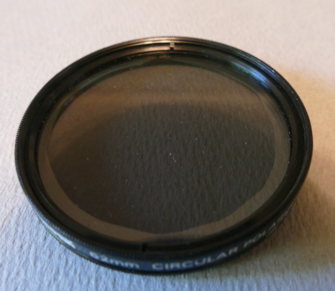 Sunpak 62mm Circular Polarizer Filter (with damaged coating)