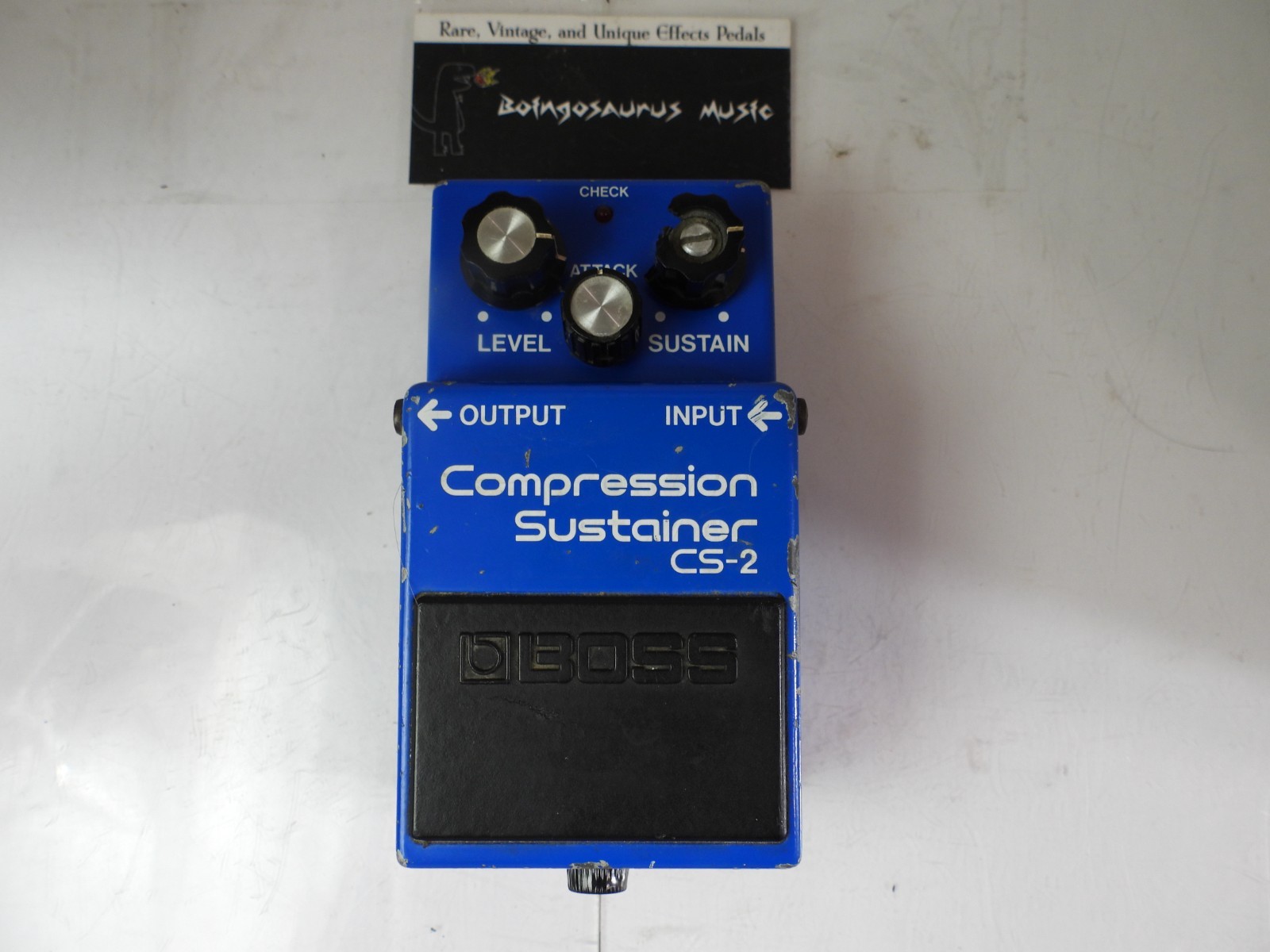 Vintage Boss CS-2 Compressor Sustainer Effects Pedal Made in Japan Free USA Ship