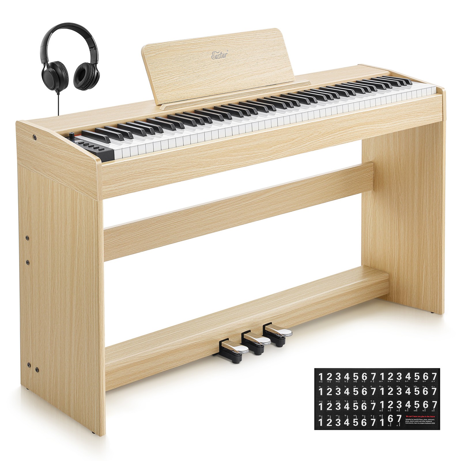 🎹 Easter EUP-110 Digital Piano Weighted Keyboard With Stand Sustain Pedal
