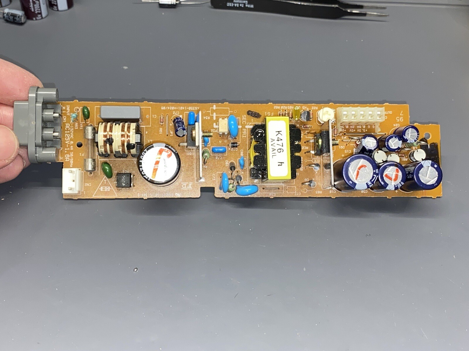 Sega Saturn Console Capacitor Replacement & FRAM Battery & PSU Recap Service