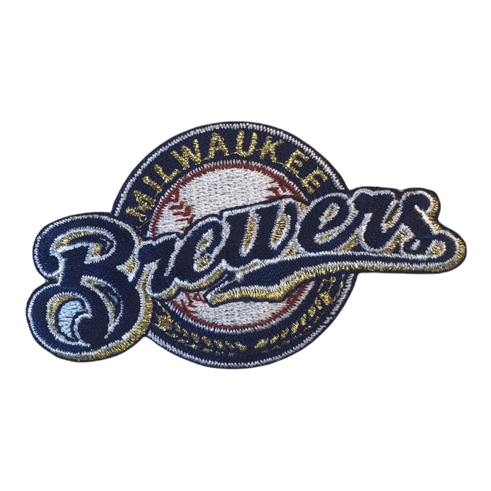 2000-19 ERA MILWAUKEE BREWERS MLB BASEBALL VINTAGE 3.5" TEAM LOGO PATCH