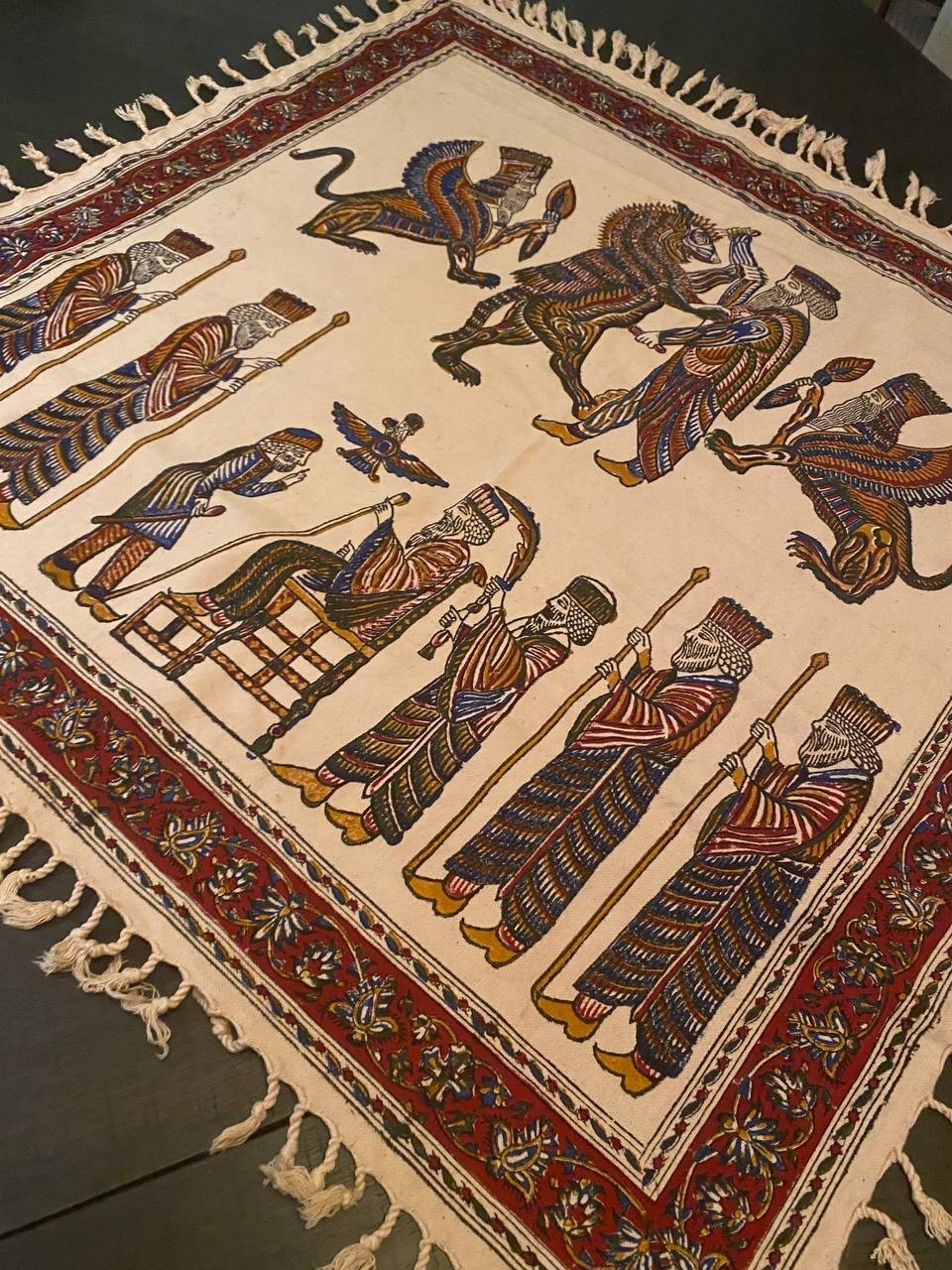 Gift For Men And Women Tablecloth Color: Multi-Color Size: 30" x 30" 100% Cotton