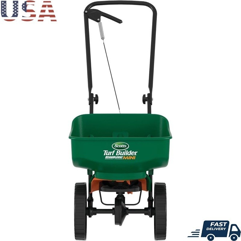 Mini Broadcast Spreader EdgeGuard Lawn Care Fertilizer Grass Seed 5000 sq ft New