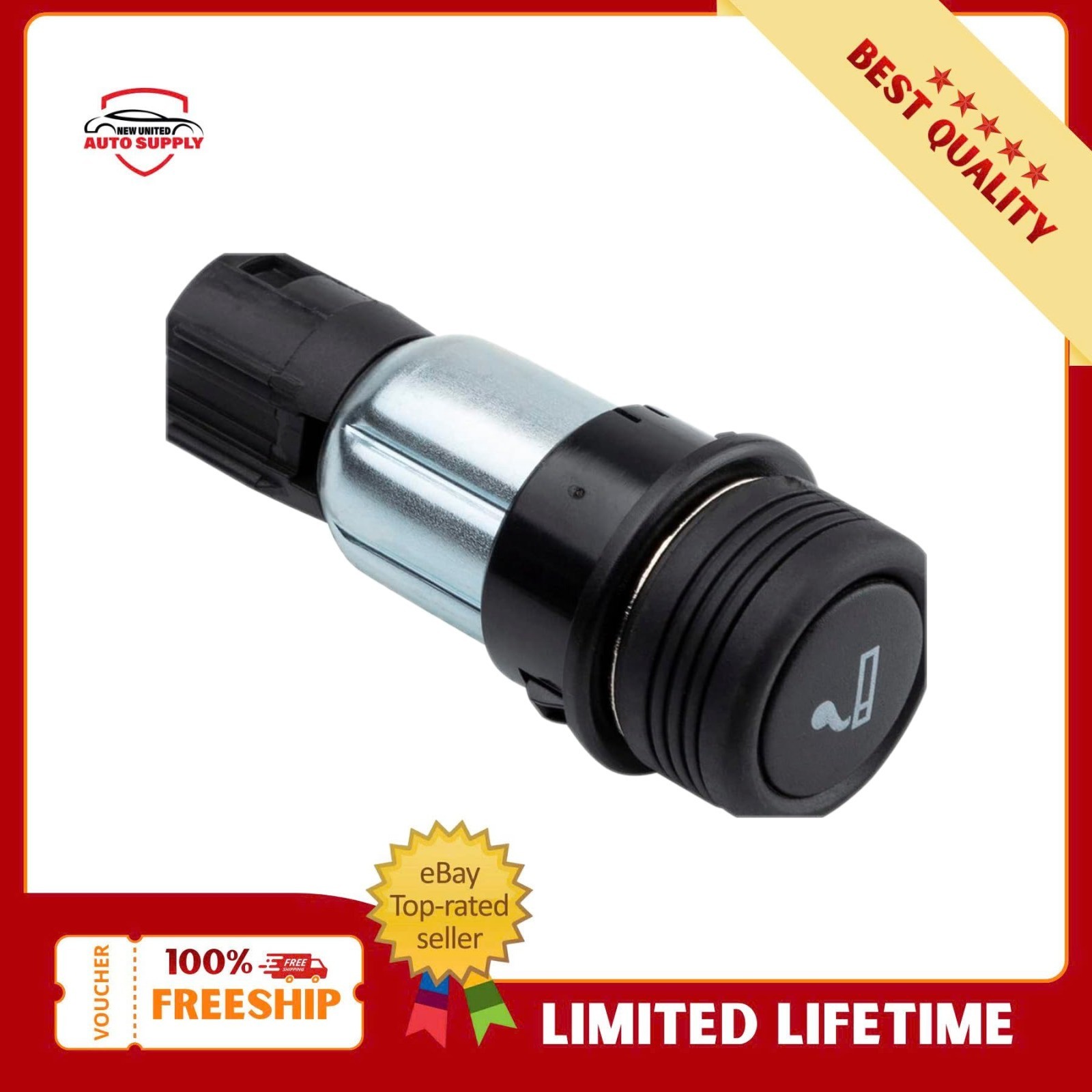 XC3Z-15055-AA Cigarette Lighter Socket Fit for Ford E150-F450 Super Duty