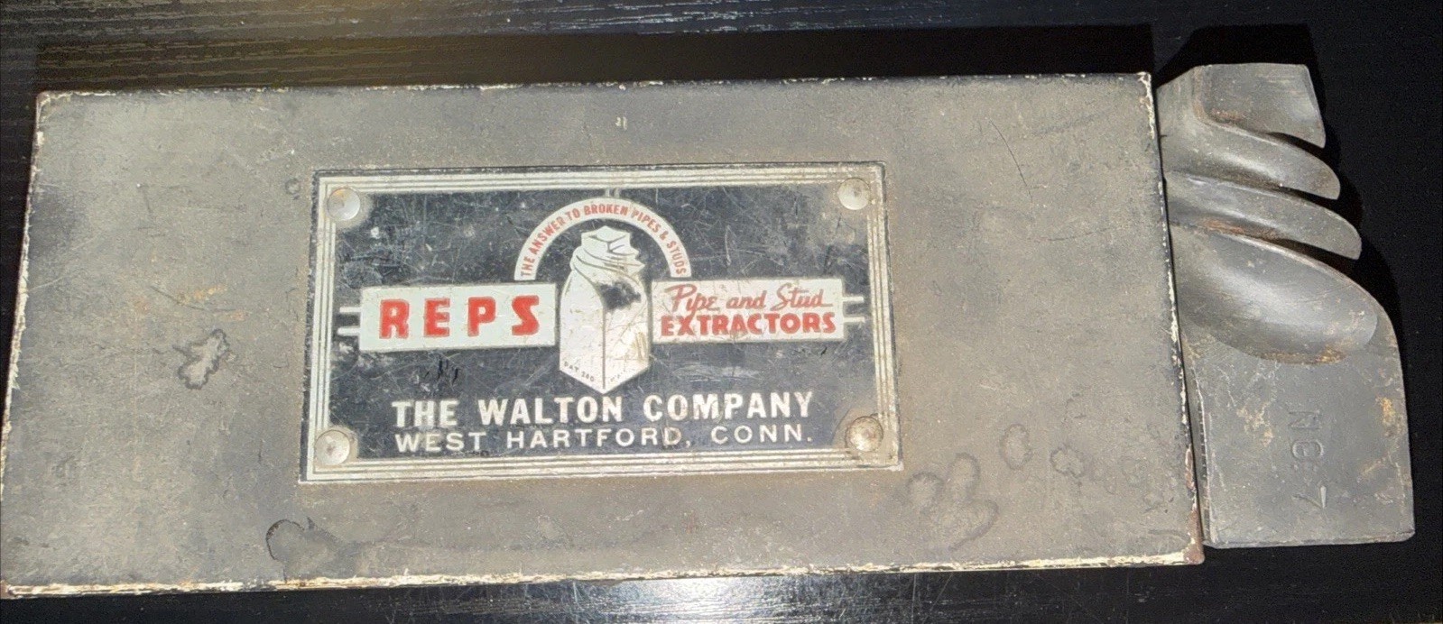 Vintage Walton REPS Pipe & Stud Extractor Set 1/8-1 1/4” USA
