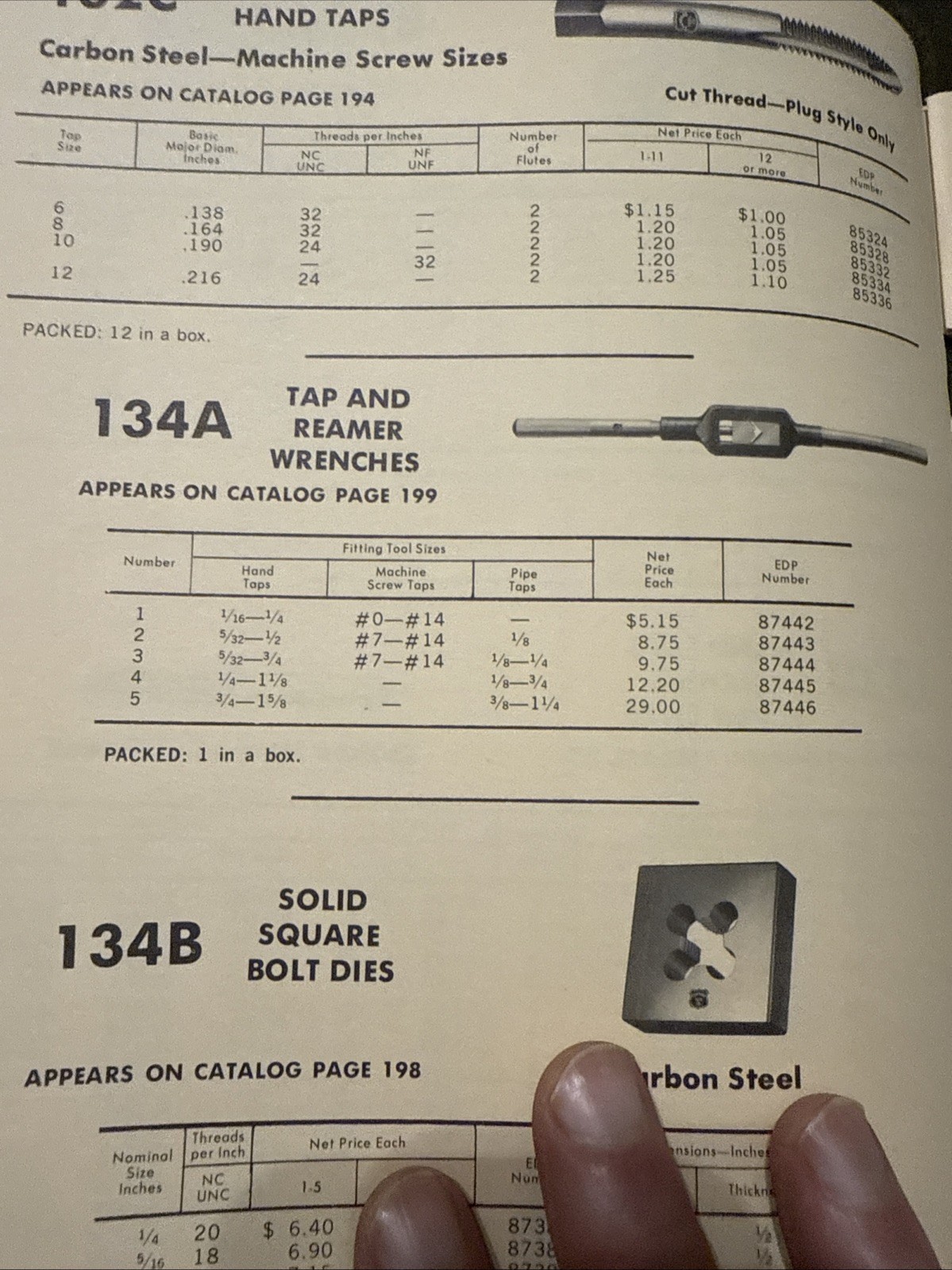 Vintage Standard Tool Co Tap & Die Tool Catalog USA 🇺🇸