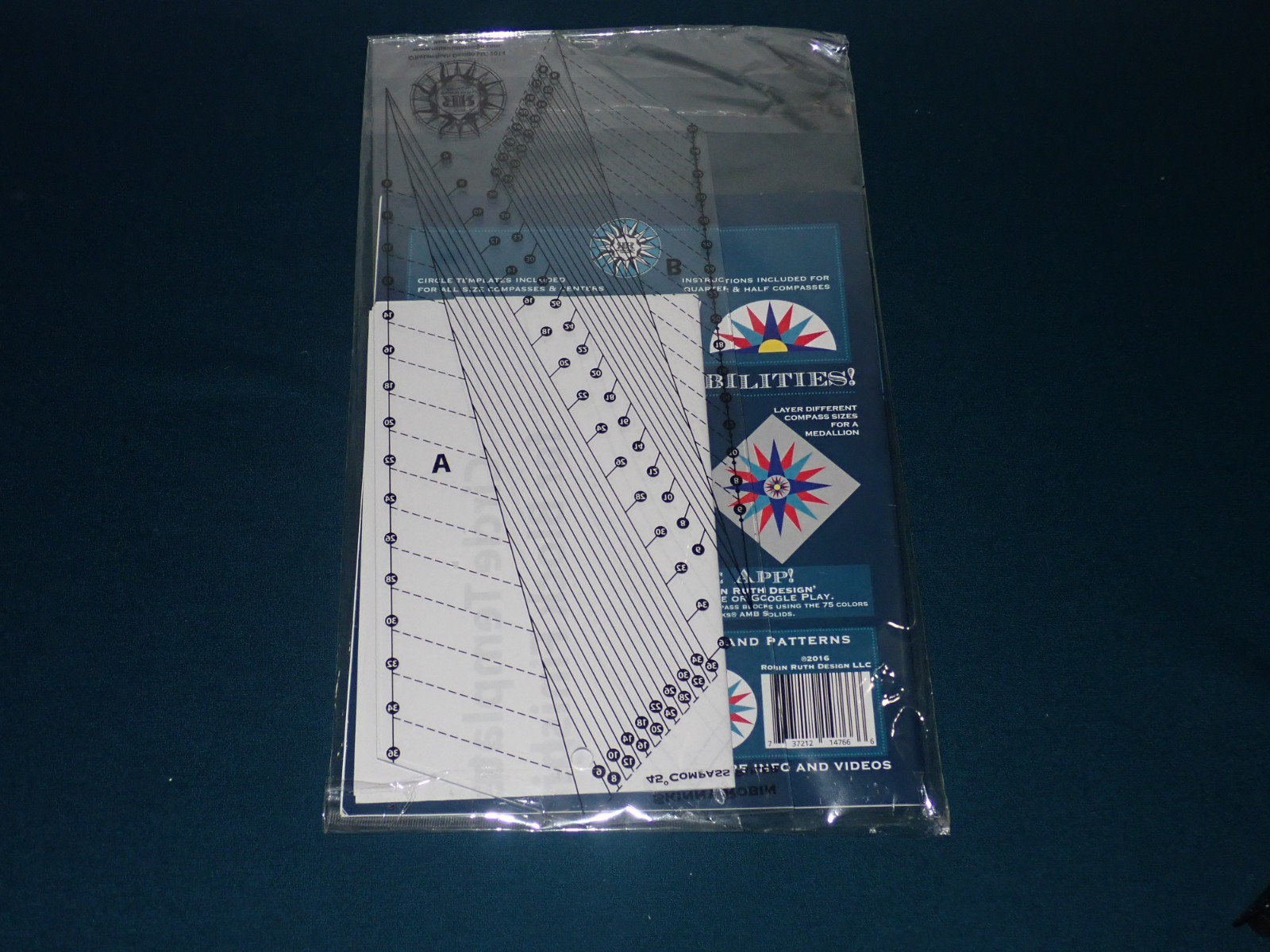 Ruth Robin Mariners Compass Skinny Robin 45 Degree Compass Ruler Templates