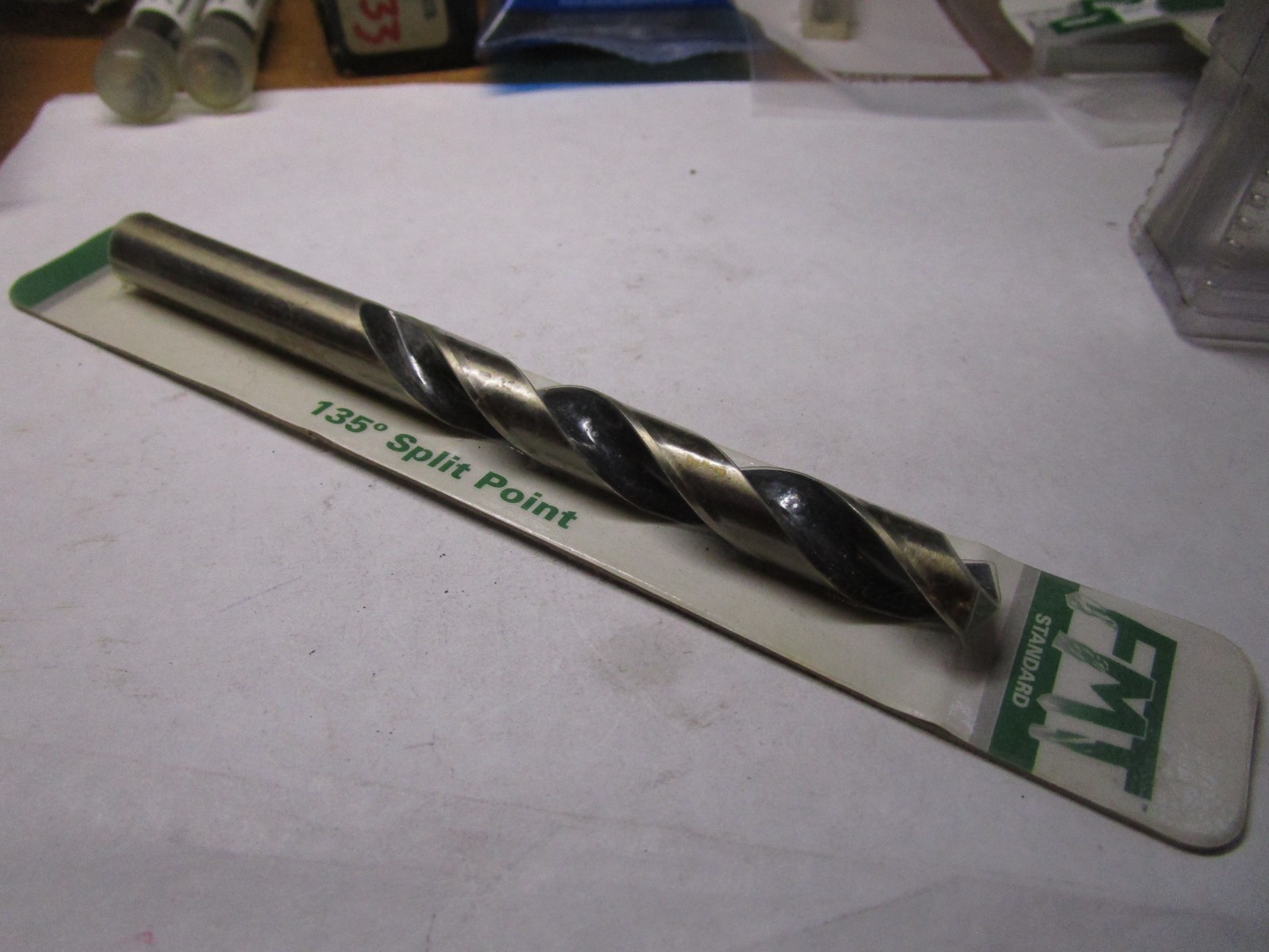 12.40mm x 152.0mm OAL 135° Split Black / Gold HSS Straight Jobber Drill