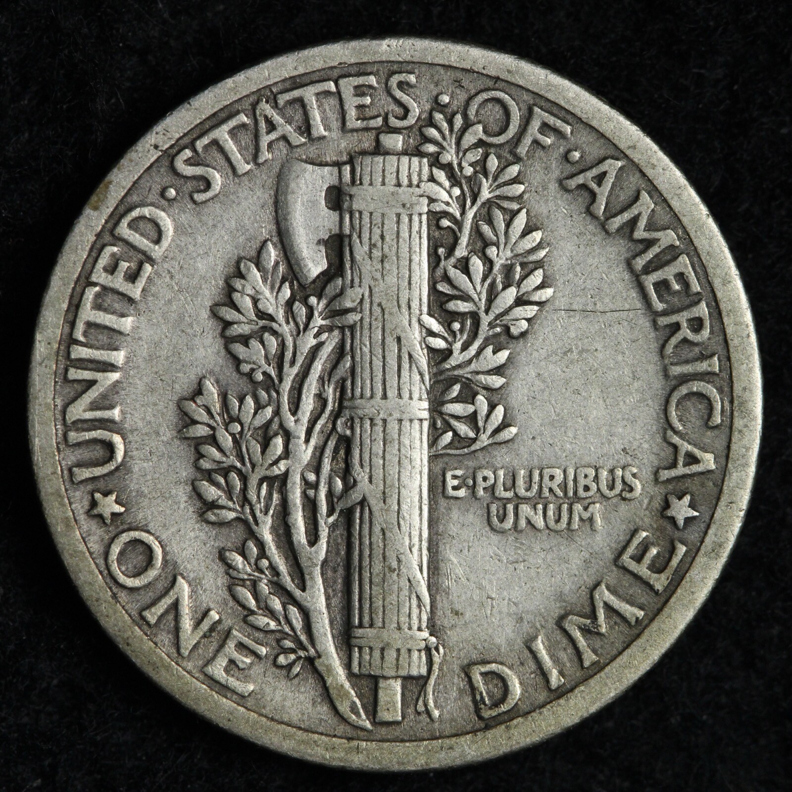 1917 Mercury Silver Dime XF E382 DUH