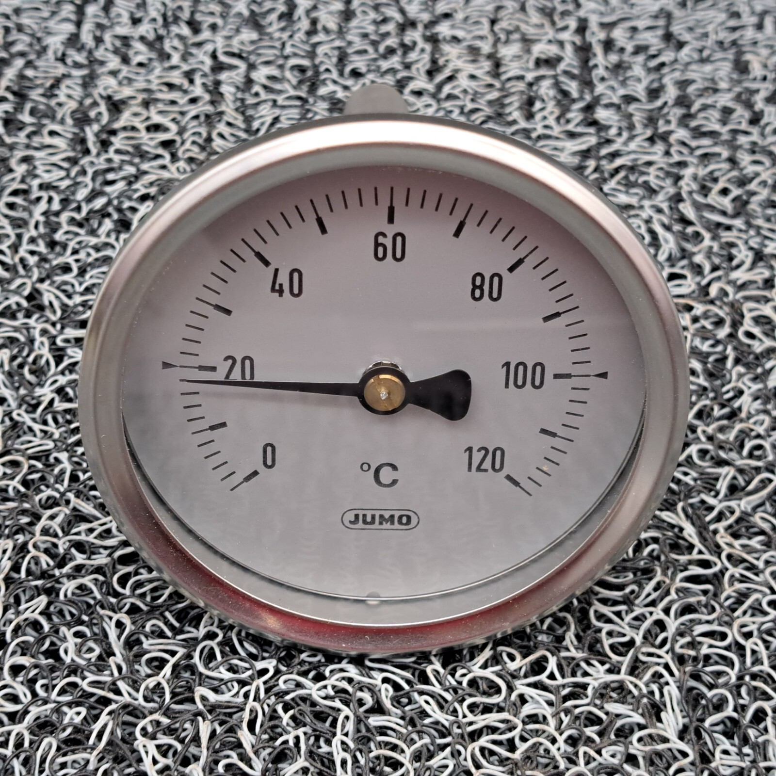 Jumo 8002-01-80 Temperature Gauge 0-120 deg. C 3"