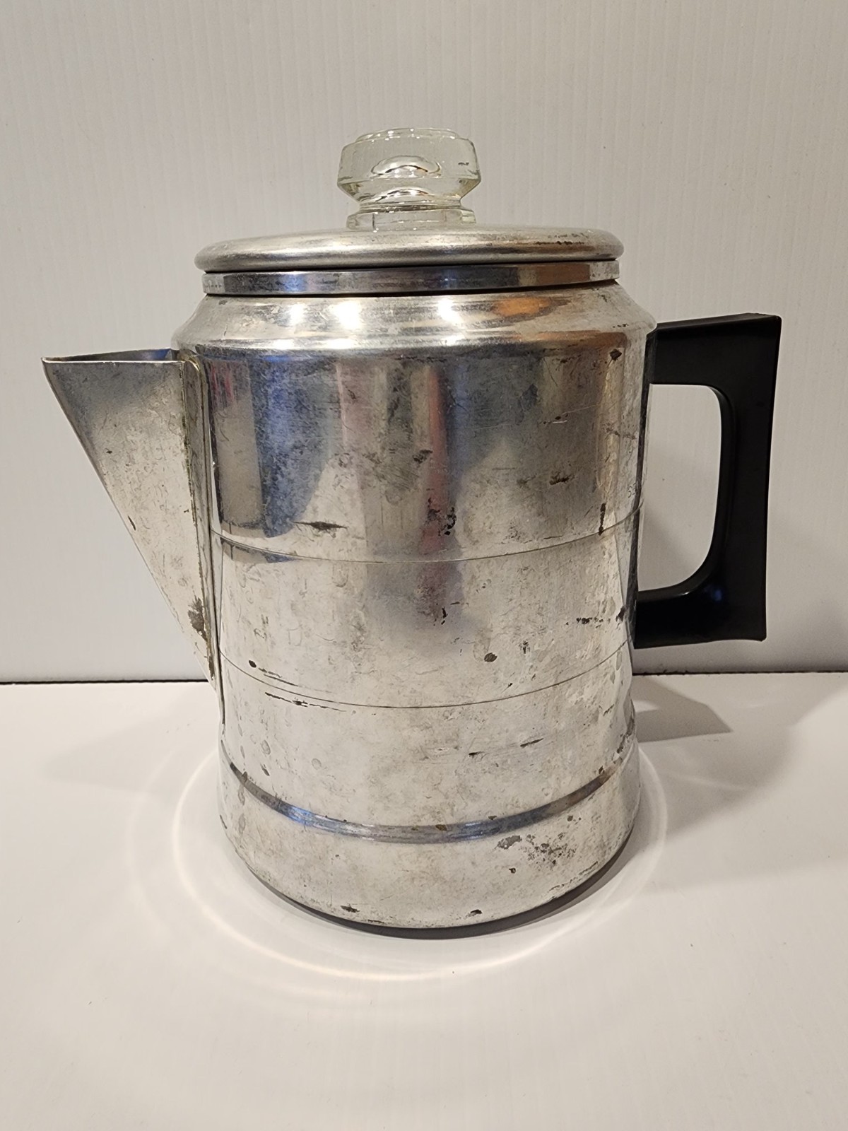 Vintage Comet 7 Cup Percolator Coffee Pot - small hole- see photos