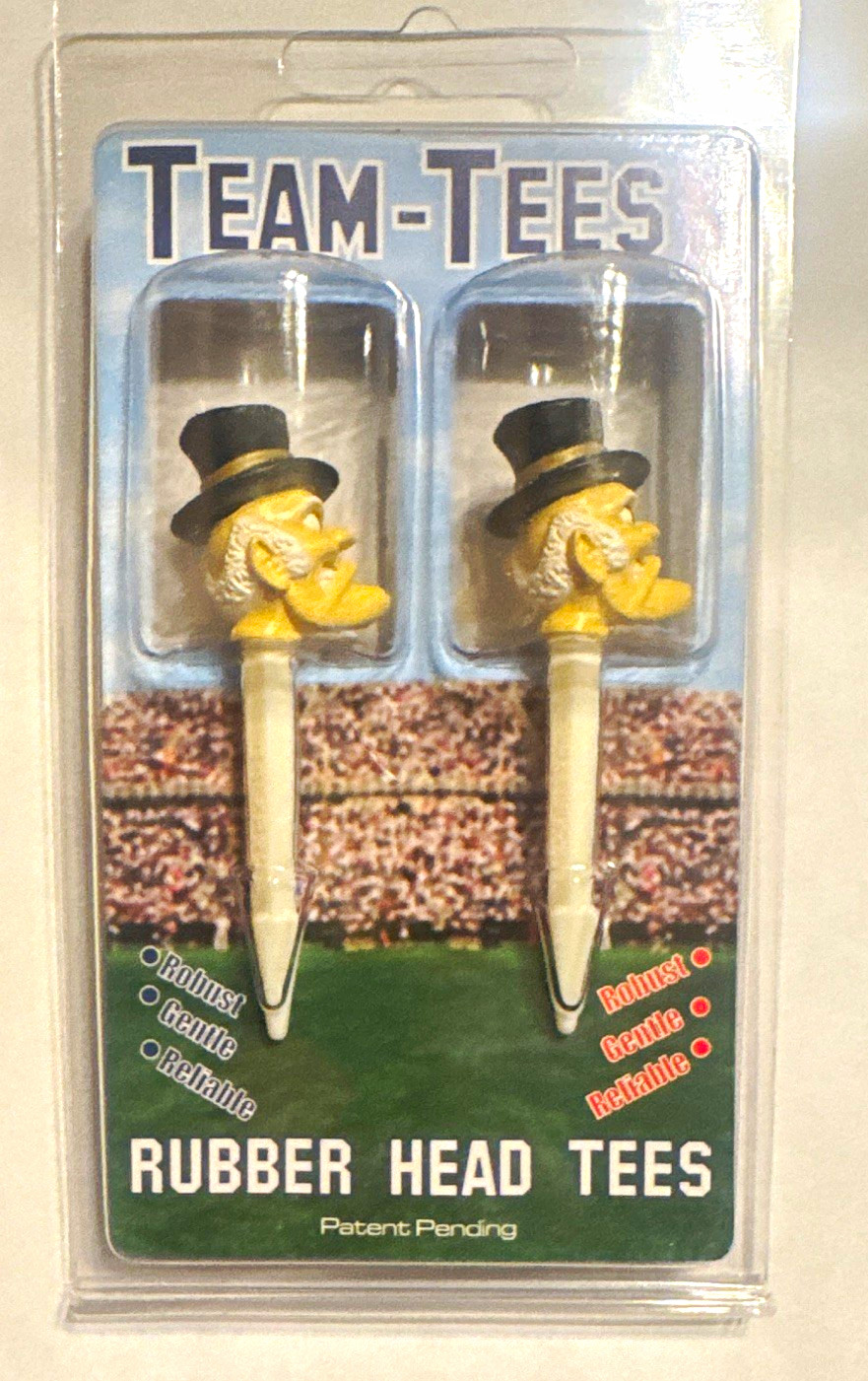 Team-Tees Rubber Head Tees Golf Tees Rubber/Plastic White/Black/Yellow 3.25"