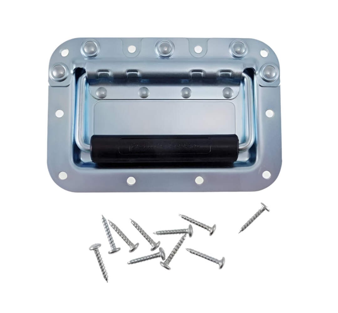 PENN ELCOM H7154EZ Spring Loaded ZINC Recessed Case Handle w/Screws