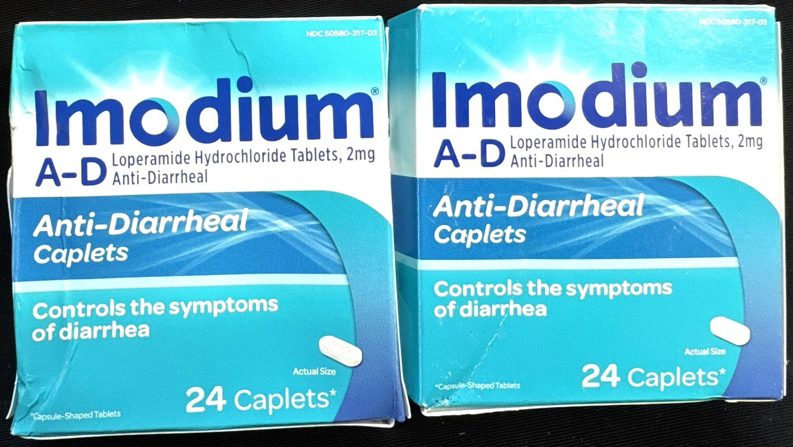 imodium a-d 2mg 48 total caplets exp 2028