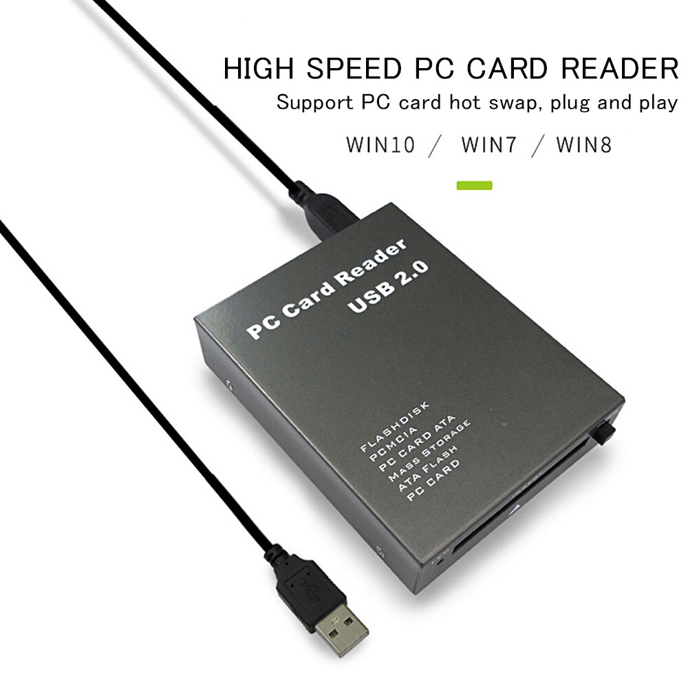USB 2.0 to PC ATA Flash Card PCMCIA Disk Memory Card Reader Adapter Converter