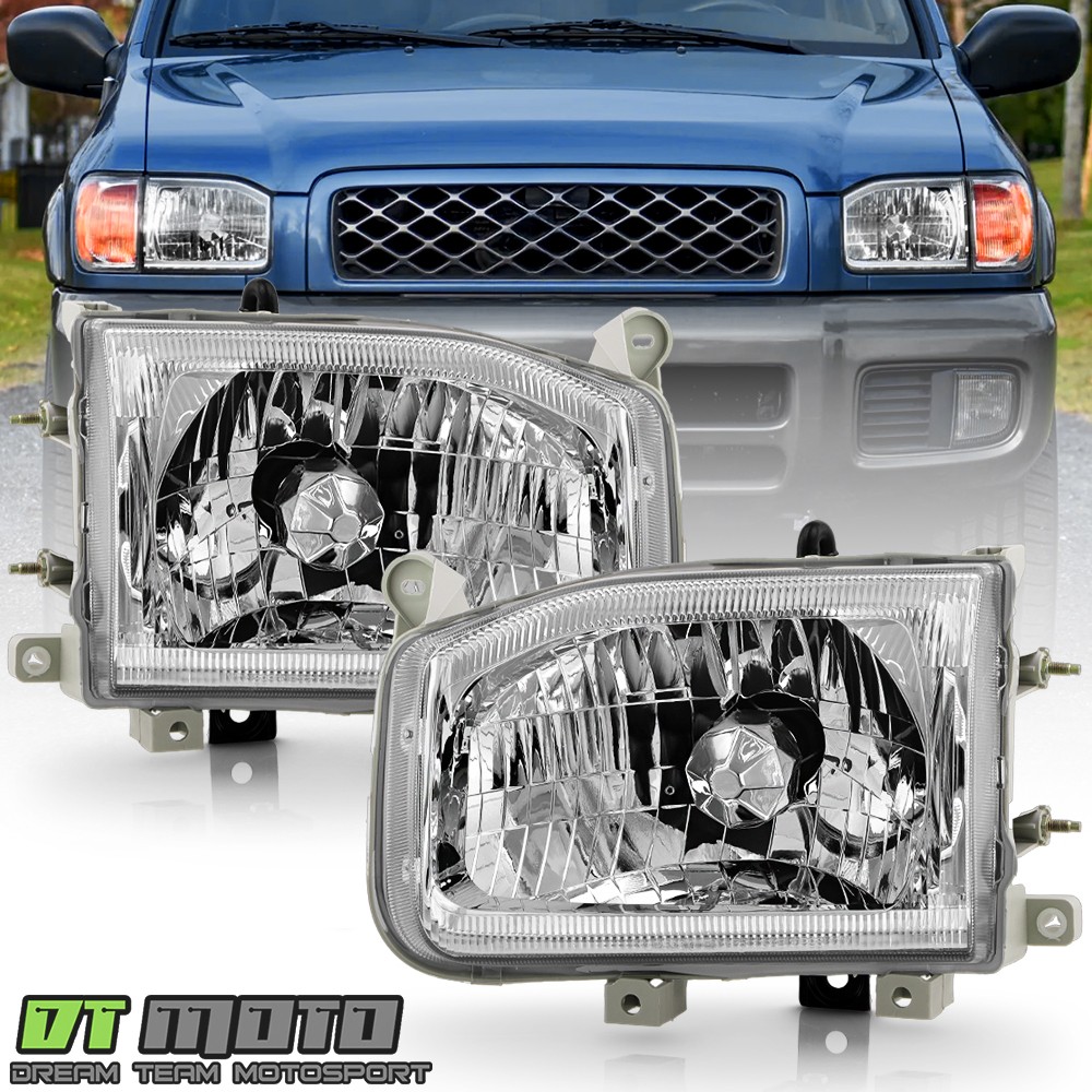 For 1999-2004 Nissan Pathfinder Headlights Headlamps Pair Replacement Left+Right