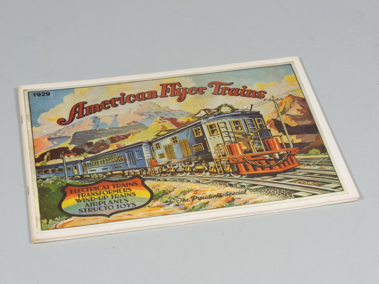 Vintage 1929 American Flyer Trains Catalog reprinted in 1975