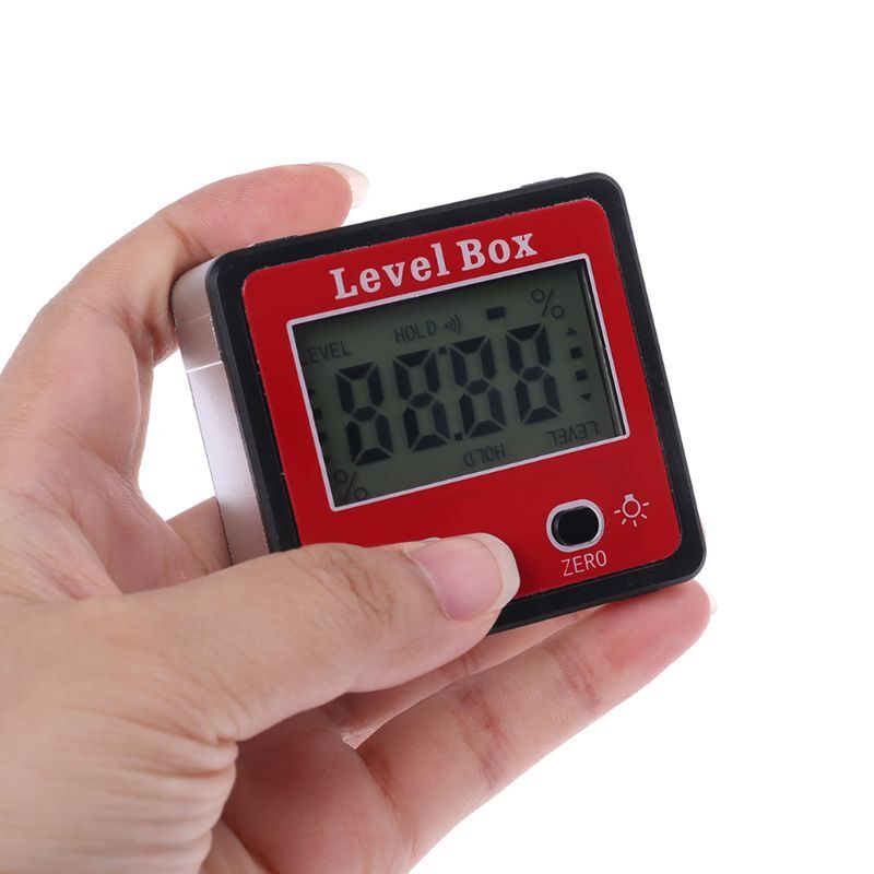 Digital Inclinometer Spirit Level Protractor Angle Gauge Meter Bevel Level for C