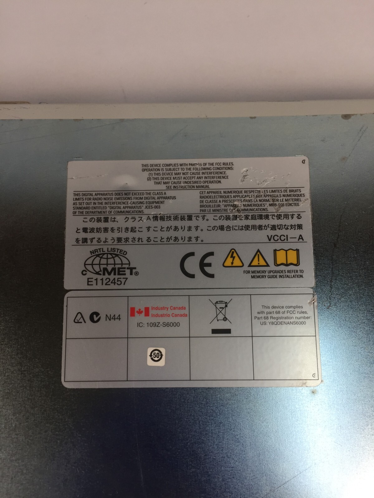 Motorola Relay Panel CLN1772E, RJ45, WS