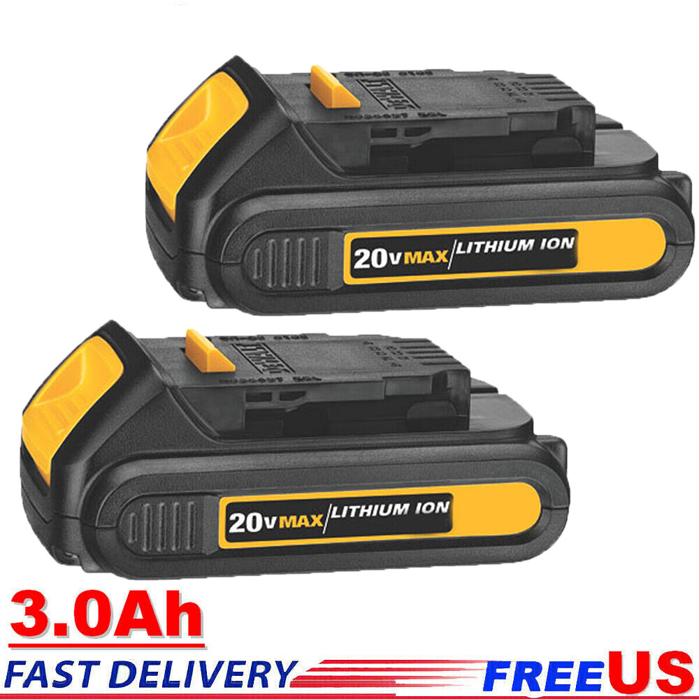 2X DCB201 For DeWALT DCB207 Li-ion Battery 20Volt DCF885 DCD777 DCD771 DCB203 US