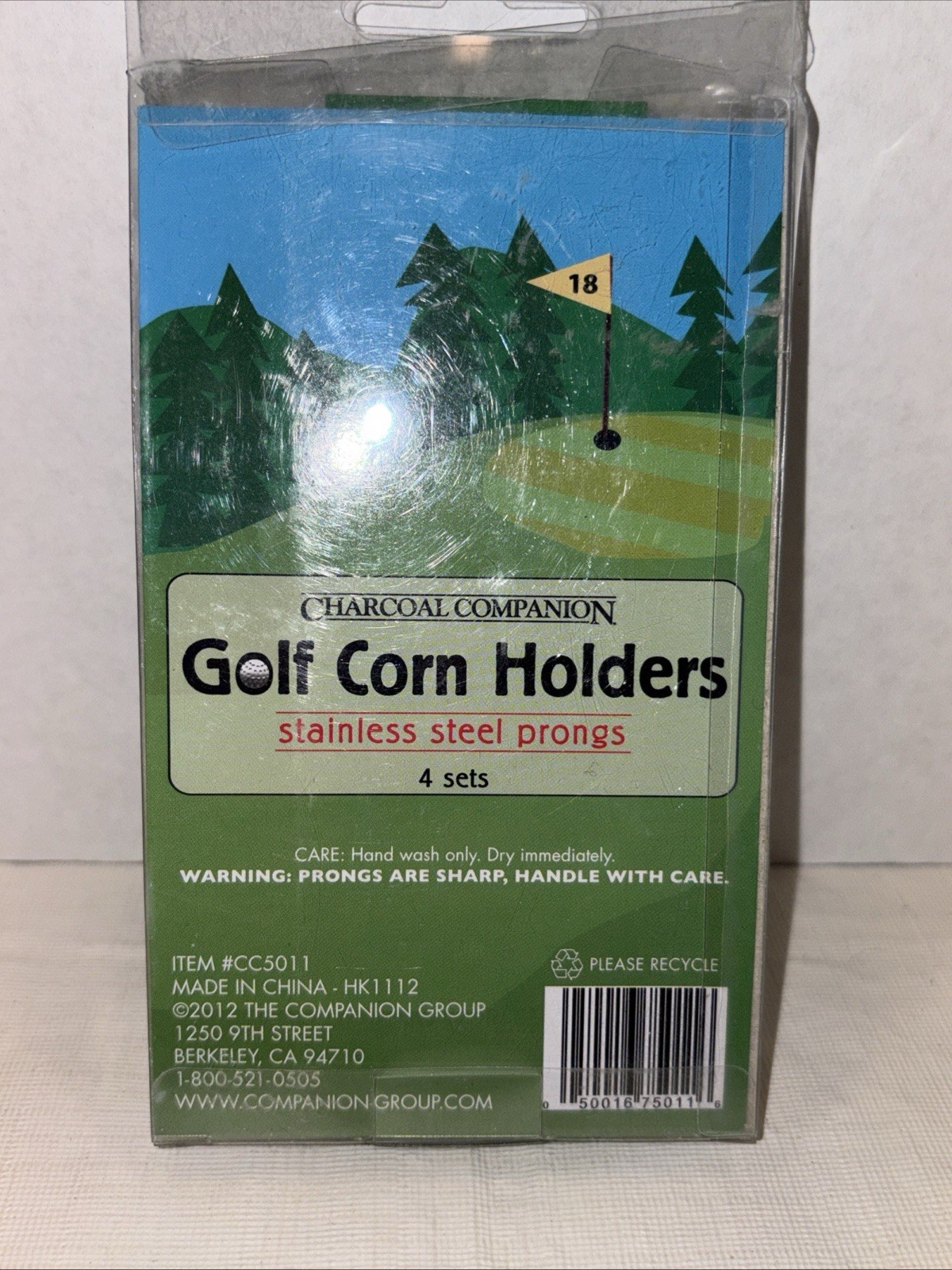 Charcoal Compamion Golf Corn Holders New In Box