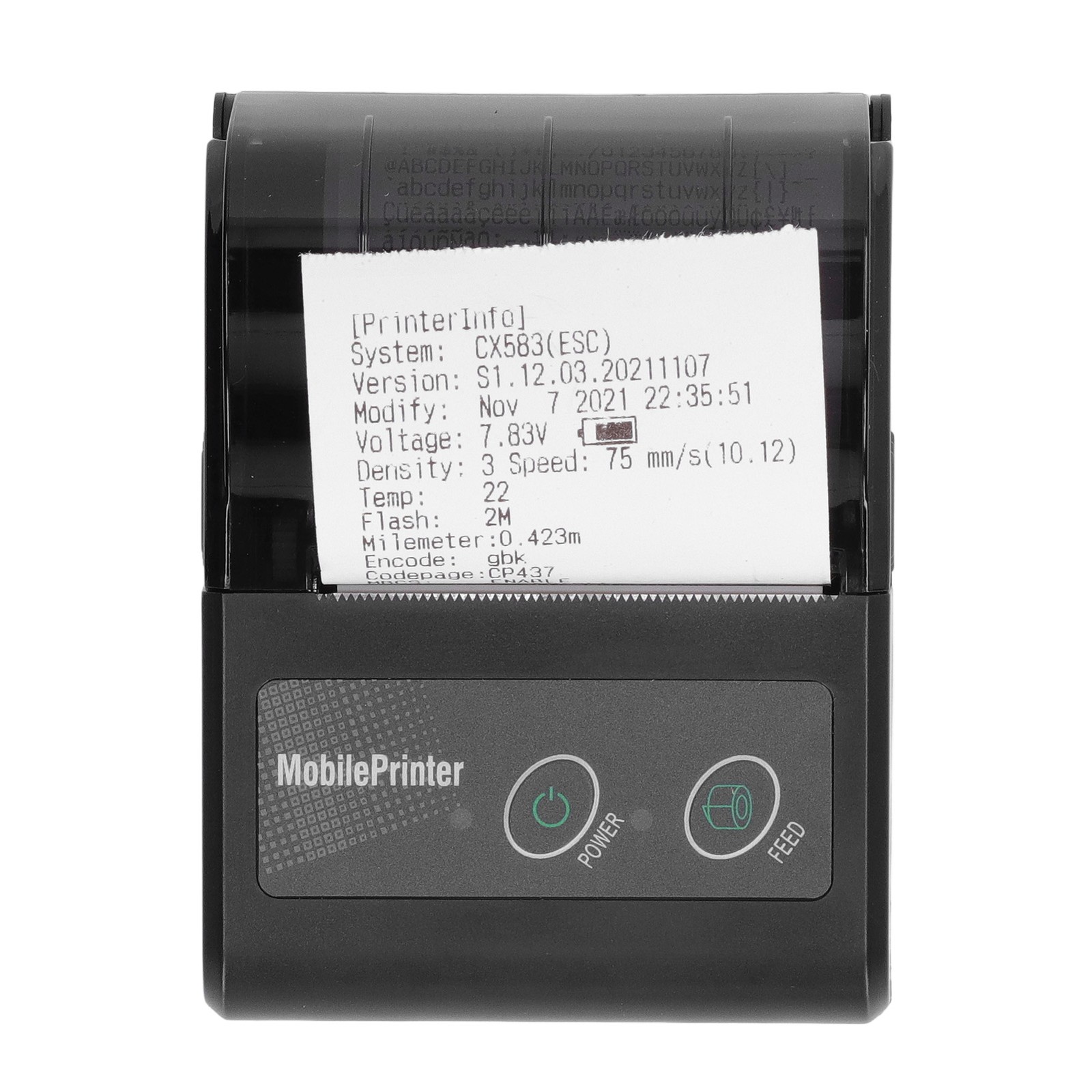Portable Bluetooth Receipt Printer For Outdoor Working Environment Excellent