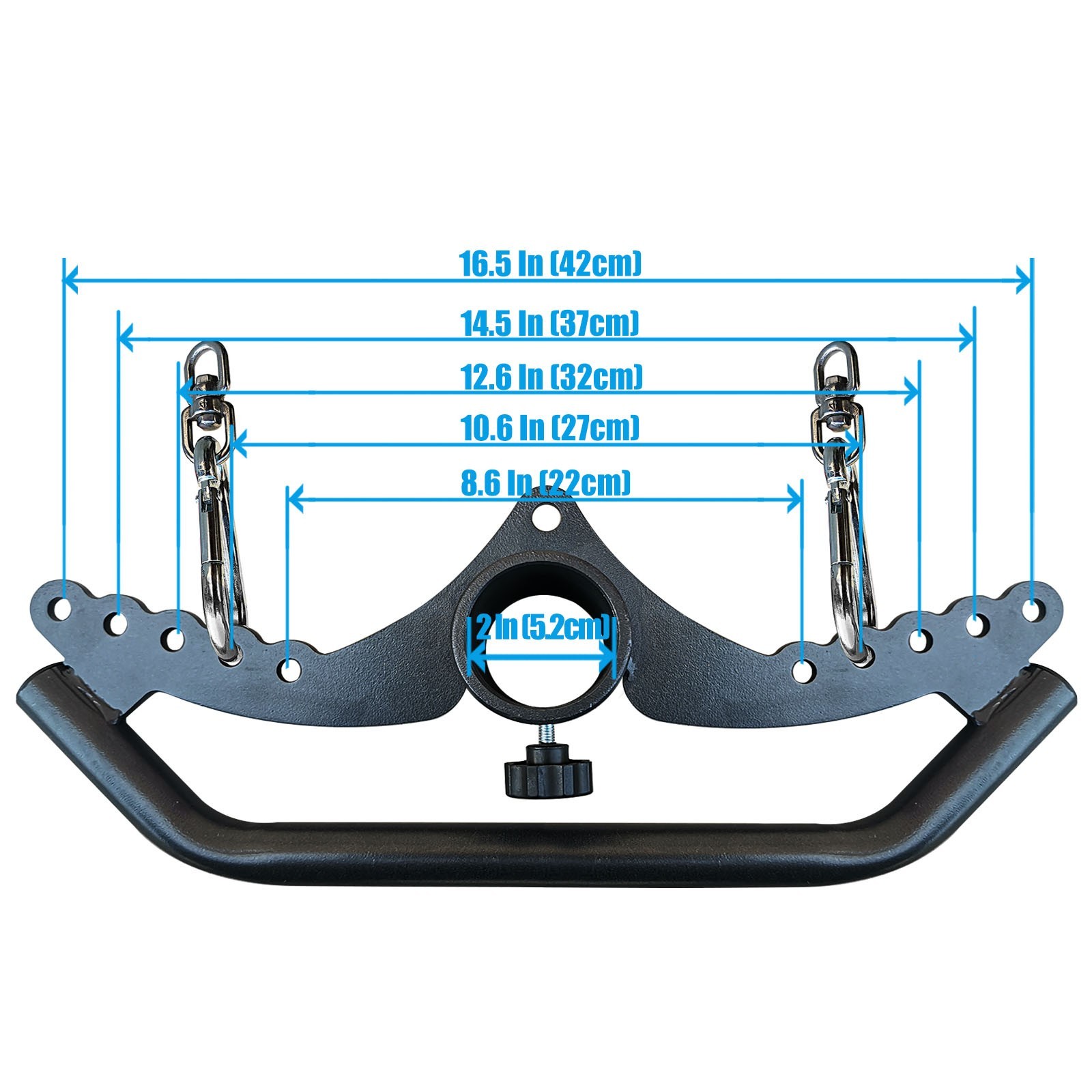 Adjustable Lat Pull Down Bar Cable Machine Landmine Barbell Attachments for Gym