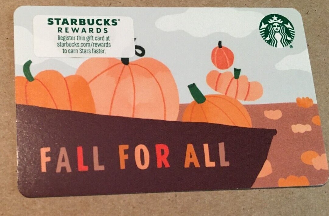*STARBUCKS* Card -  NEW Never Been Used "FALL FOR ALL" 2022 Card NO $ Value