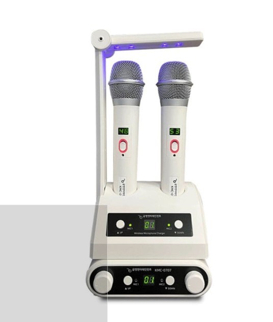 Kumyoung KMC-0707 UV LED Sterilization Wireless Karaoke Microphone System