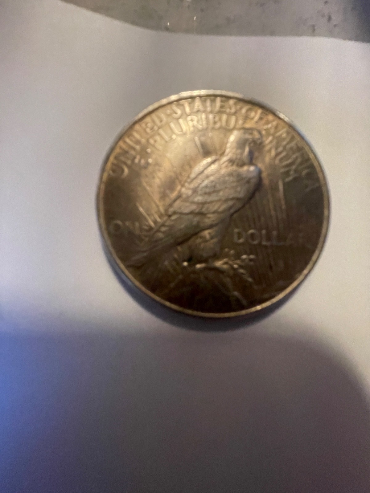 rare 1922 peace dollar with IN GOD WE TRVST