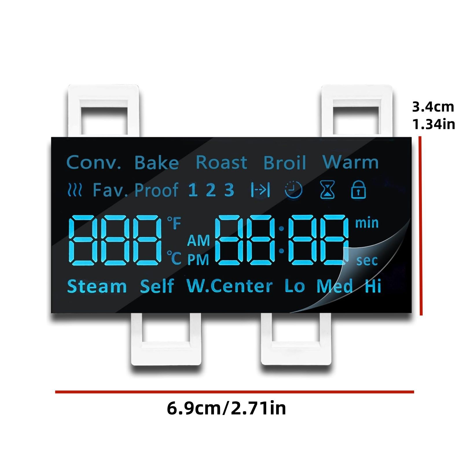 Durable Plastic Housing LED Display Board DG07-01005A Replace For Samsung Oven