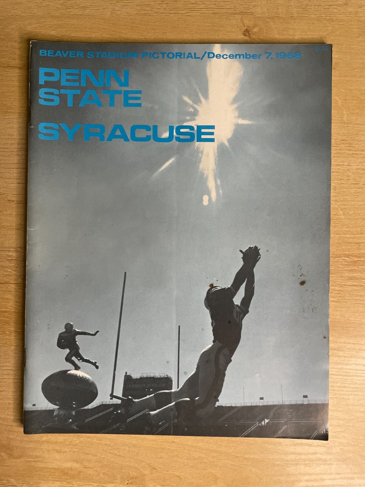 Beaver Stadium Pictorial December 7, 1968 Penn State Vs. Syracuse B2382