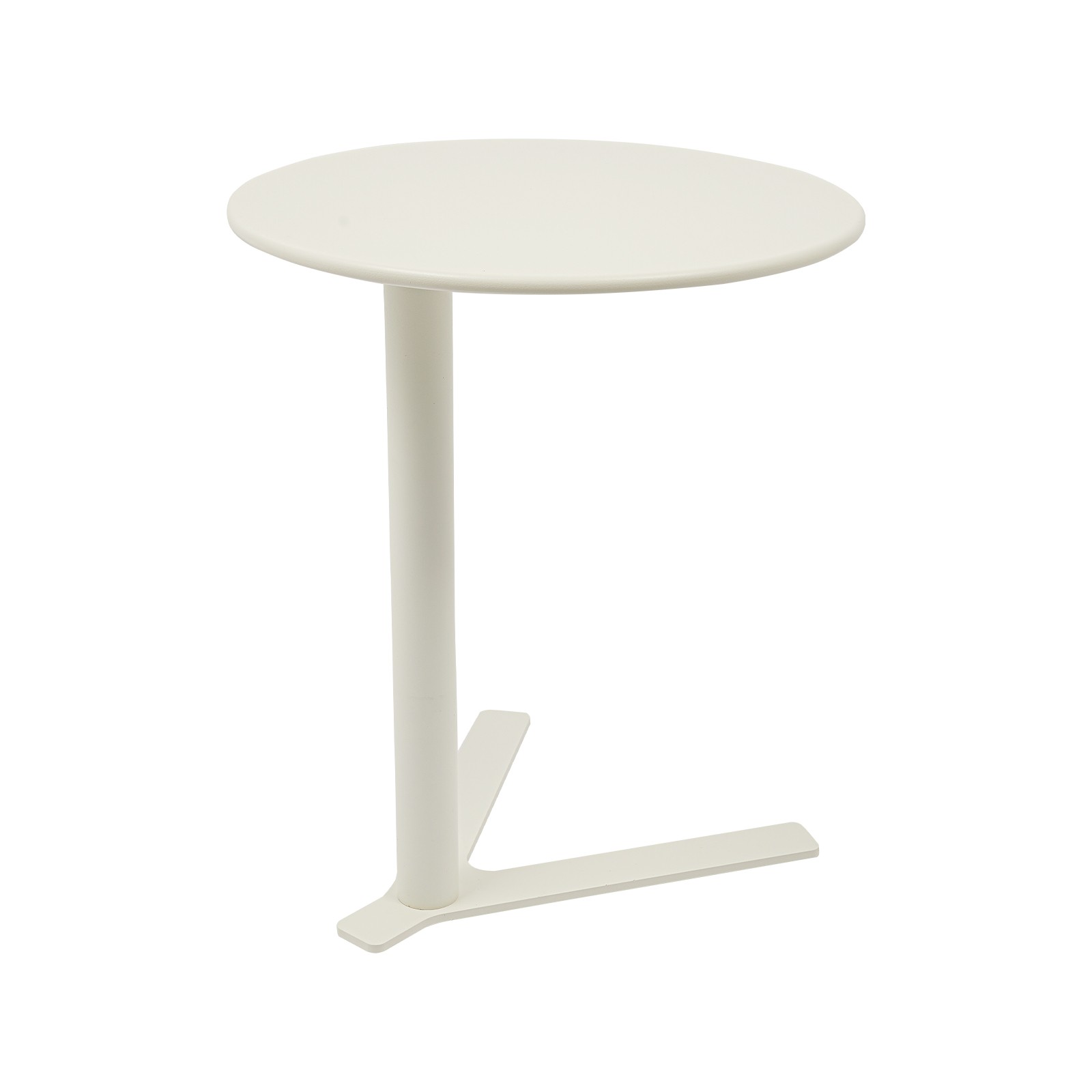 Side Table for Small Spaces, 48*56cm Couch End Table, 22in Height