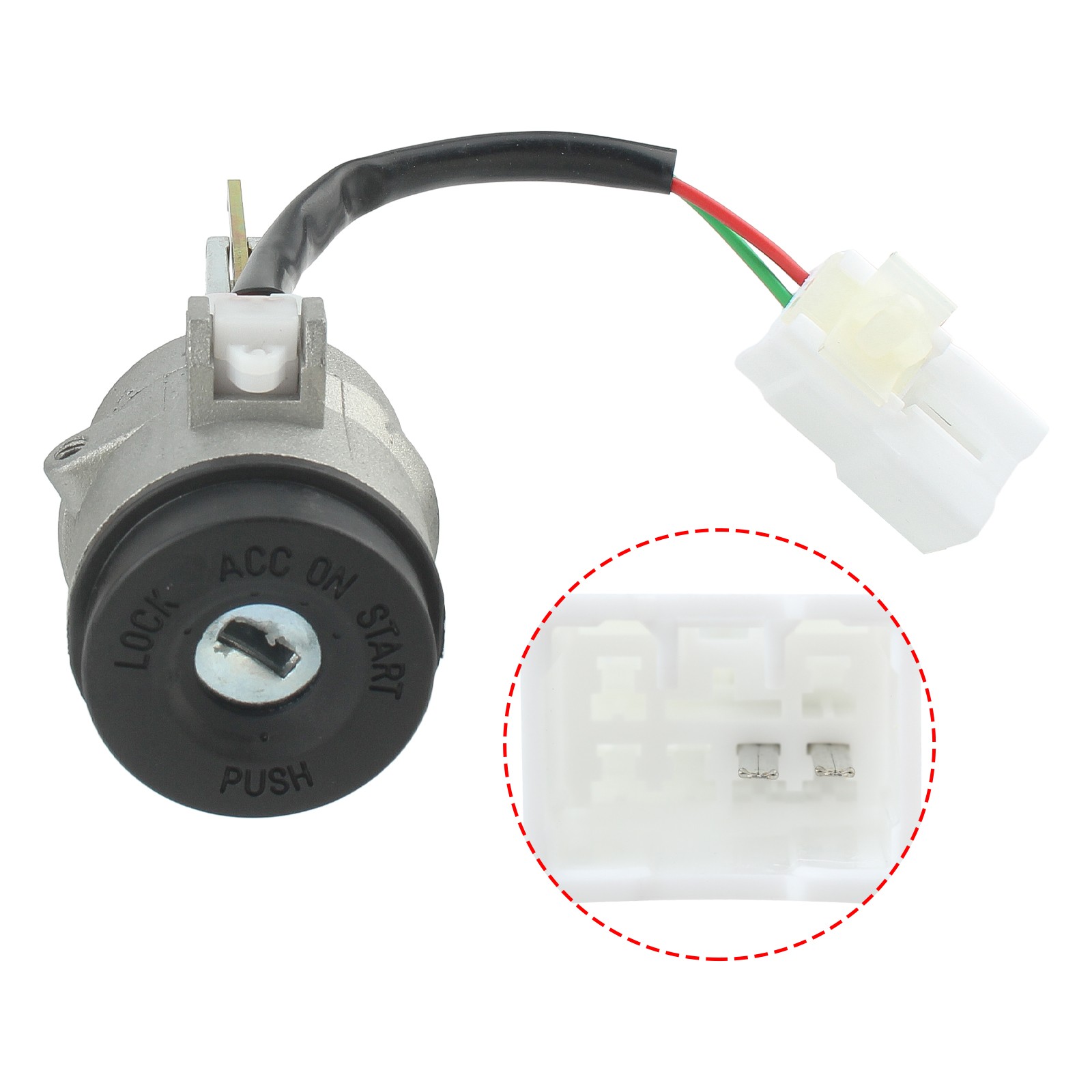 New For 2010-2011 Rio Rio5 Ignition Lock Cylinder 2 Keys 81900-1GF20