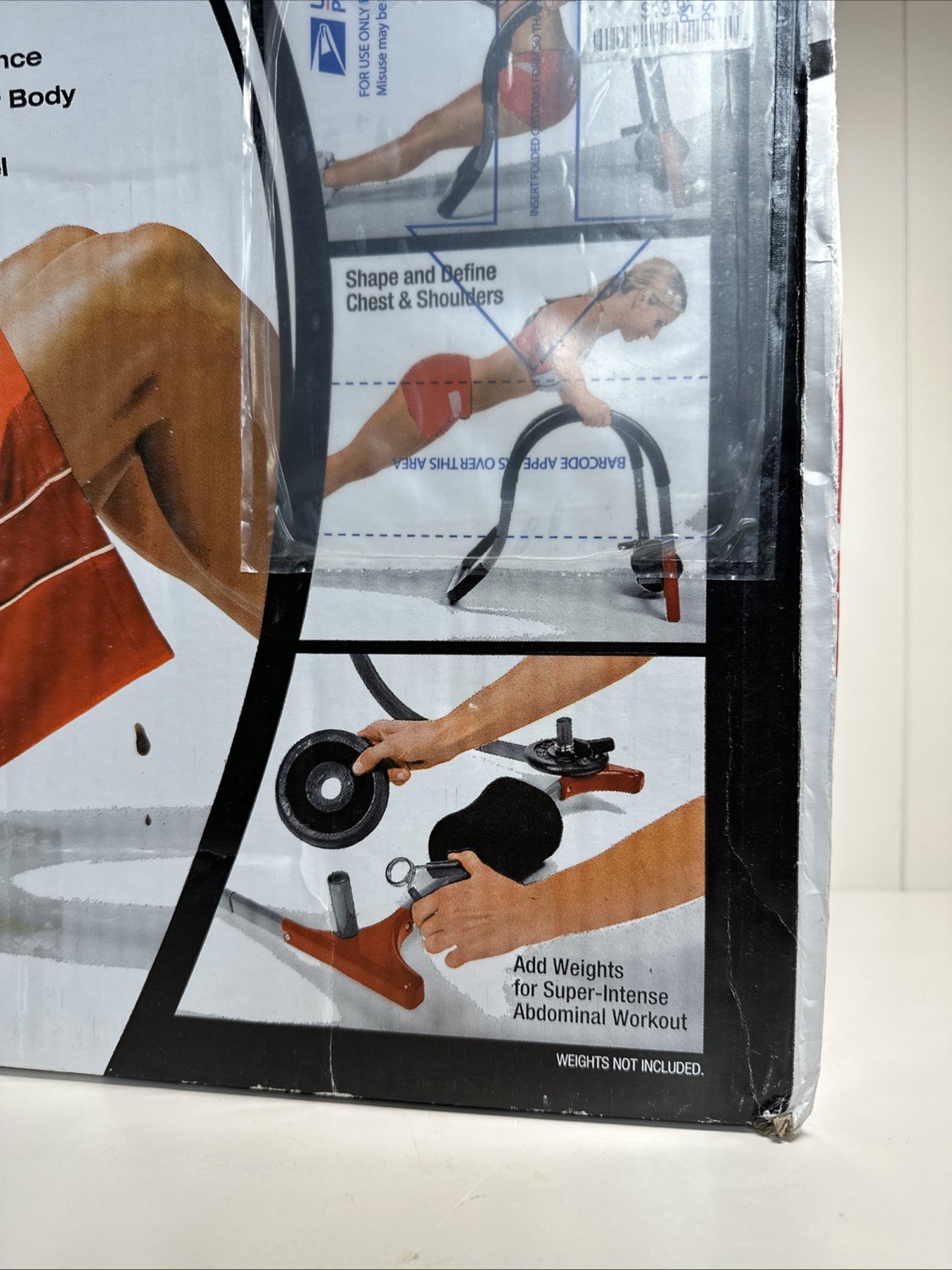 Ab Roller Evolution Abdominal Exercise Portable With DVD & Manual Brand New.