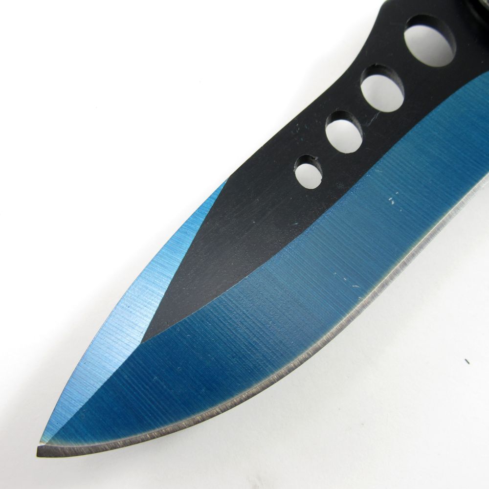 NEW Pocket Knife Spring-Assist Folding Blue Black Blade Camo Hunter Tactical EDC
