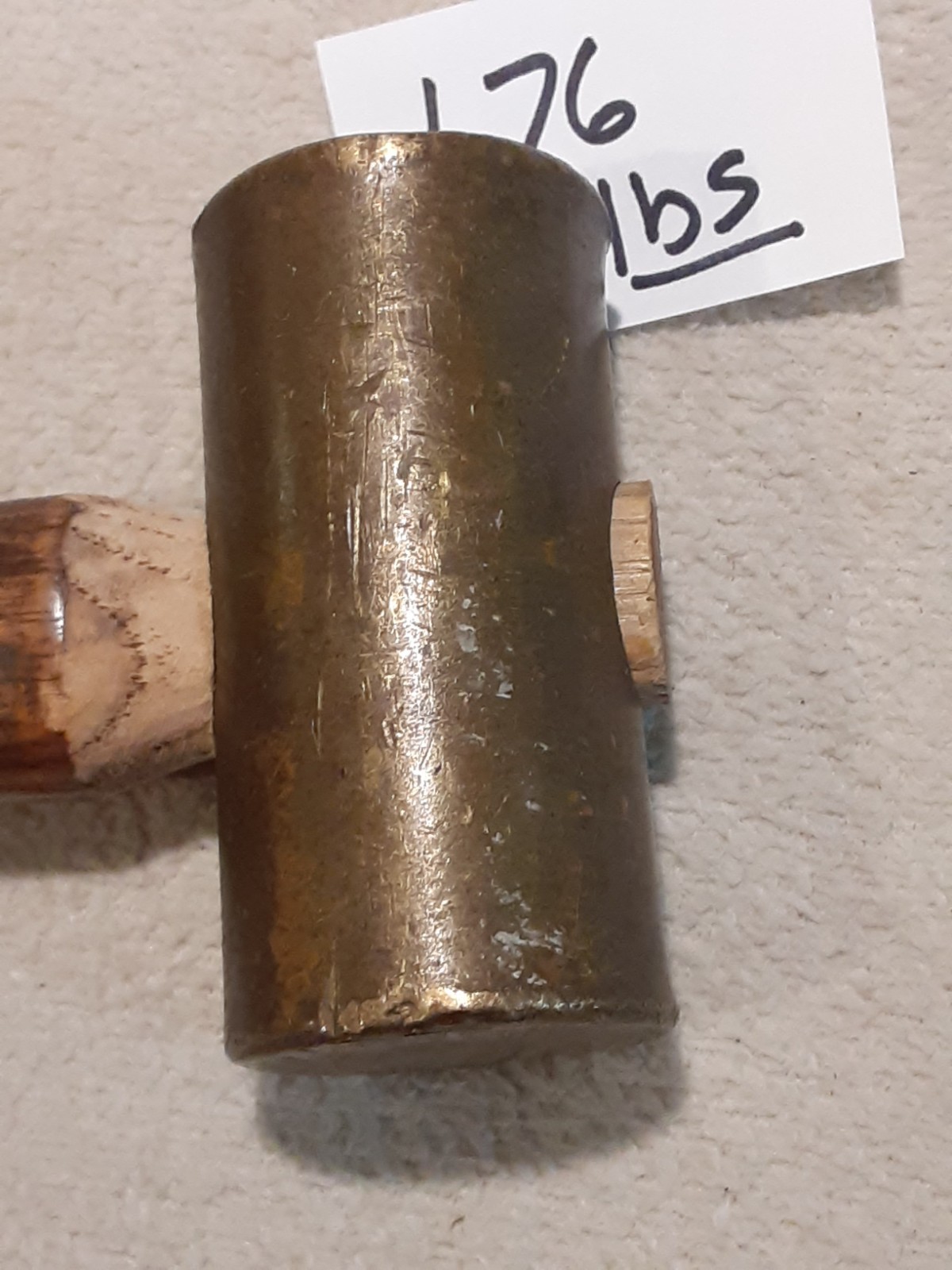 Brass Hammer Overall 1.76 LBS