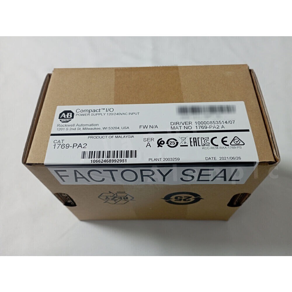 New Sealed Allen-Bradley 1769-PA2 CompactLogix Power Supply 1769PA2 US Free Tax