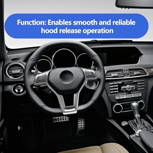 Hood Latch Release Pull Handle Compatible with Mercedes AMG 2011-2012 SLK