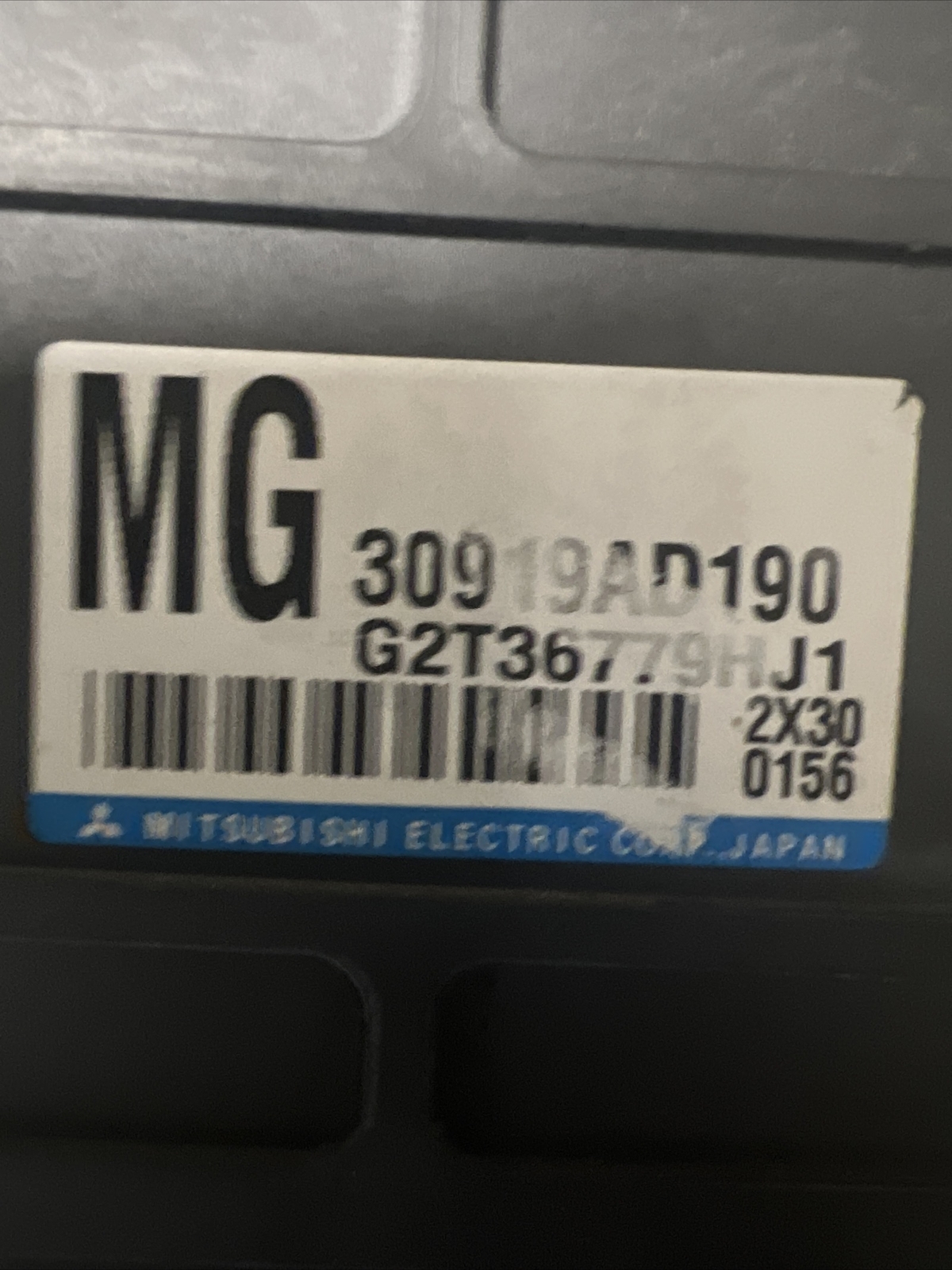 2013 SUBARU IMPREZA SEDAN CVT A/T TRANSMISSION CONTROL MODULE 30919AD190