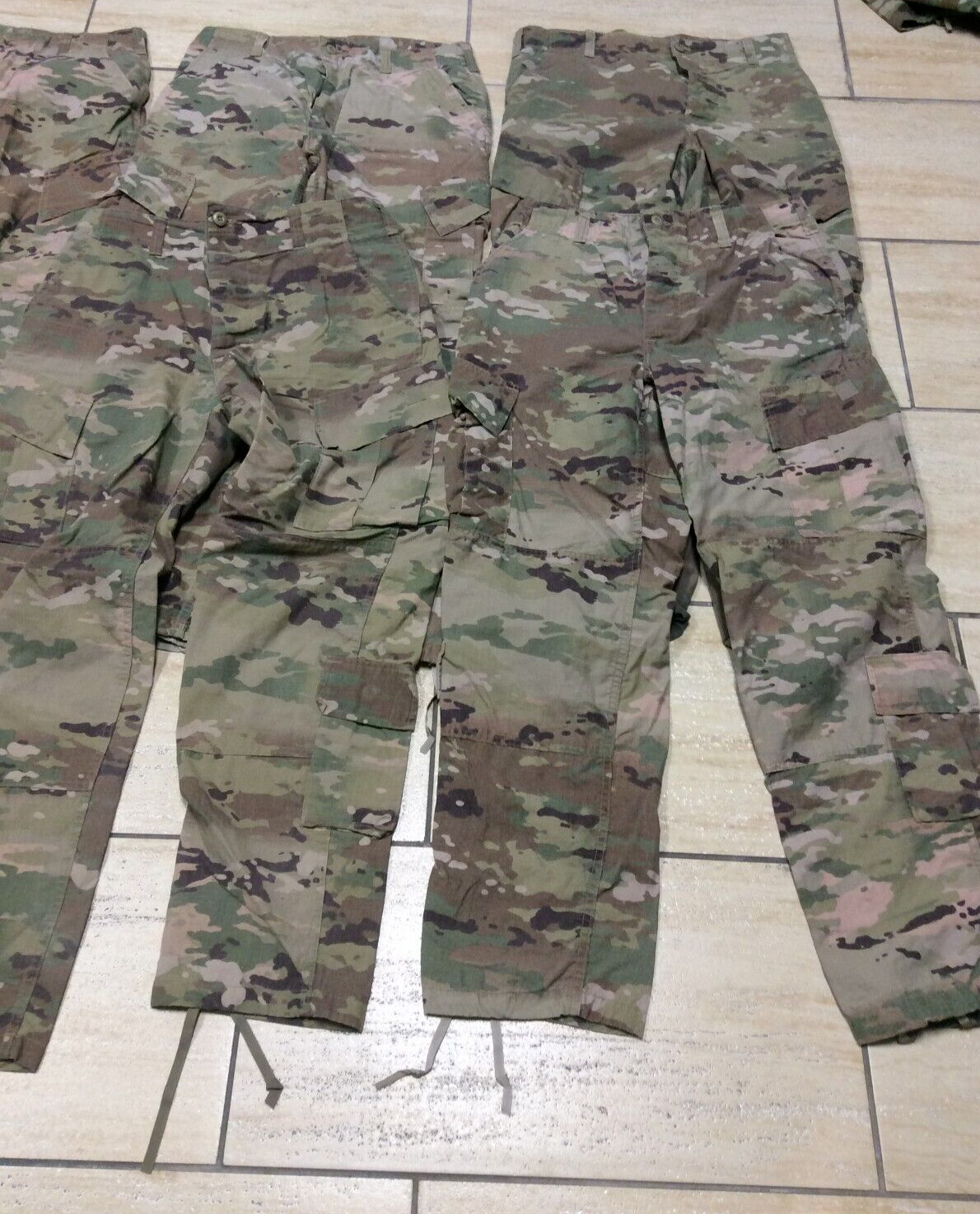 Lot 5 Army Camo OCP Combat Pants/Trousers Small Regular