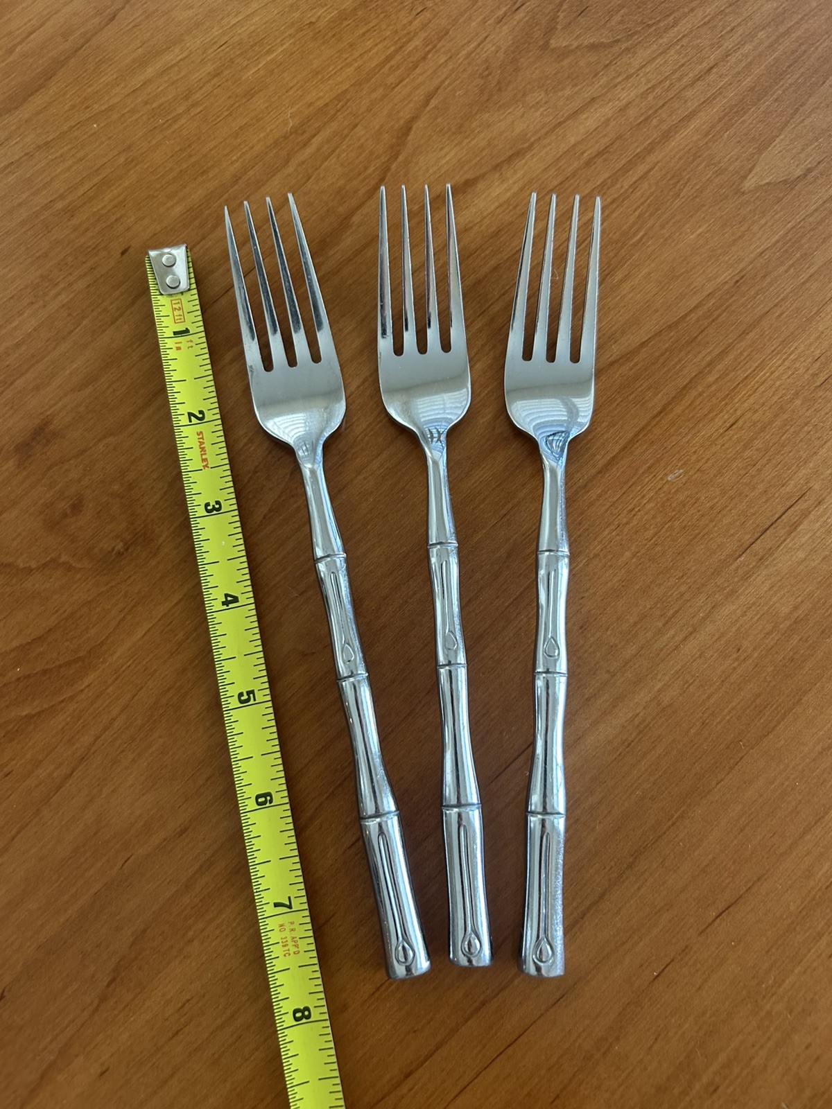 Hampton Silversmiths Bamboo Stainless Flatware Replacements Lot 11 Pieces