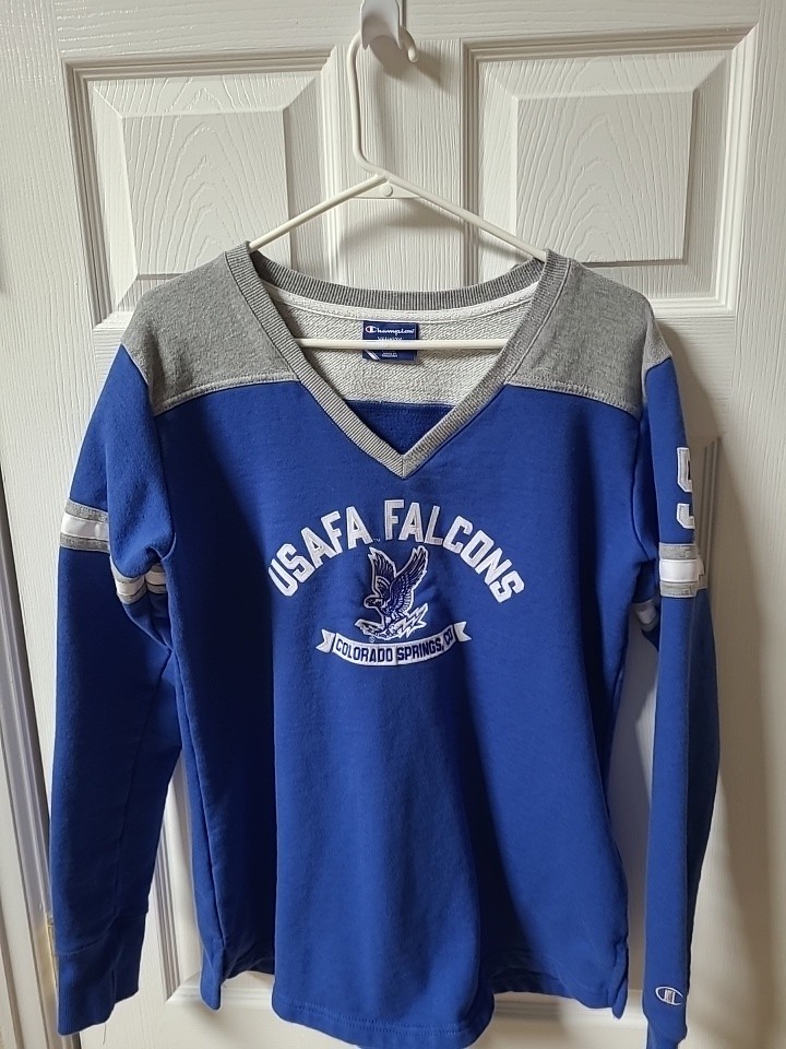 AIR FORCE USAFA  FALCONS Champion Excellence Heritage V Neck Sweatshirt XXL 54