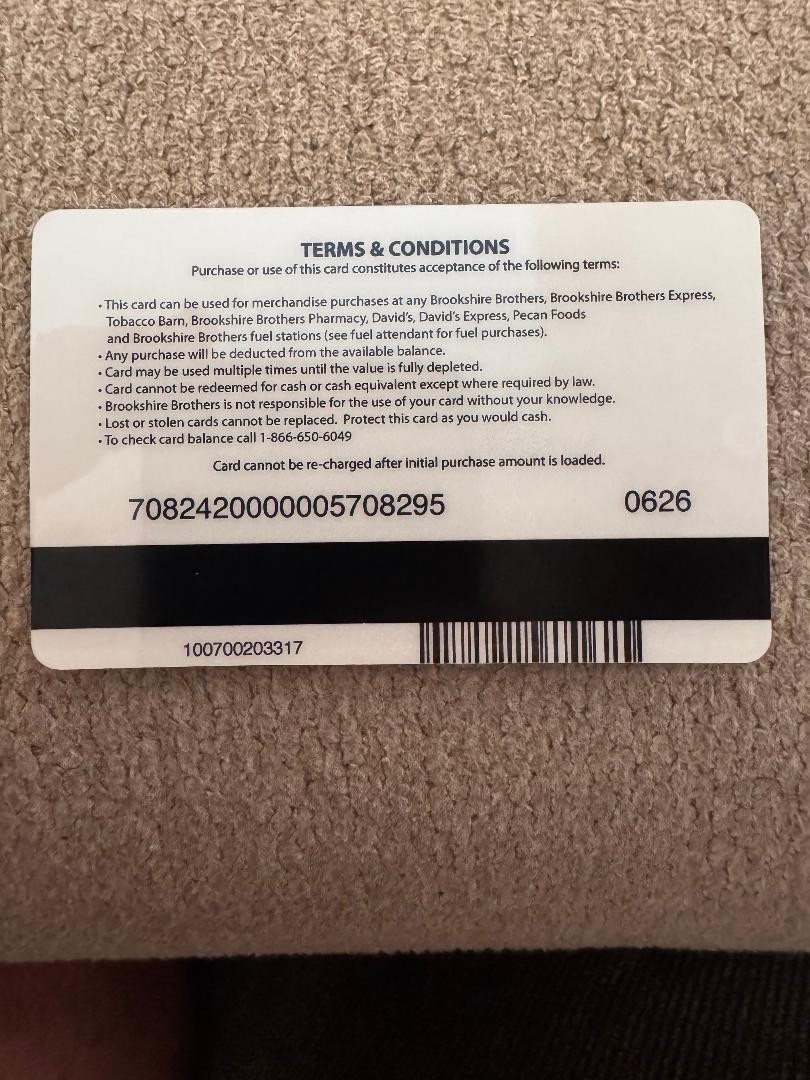 Brookshire Brother's Gift Card