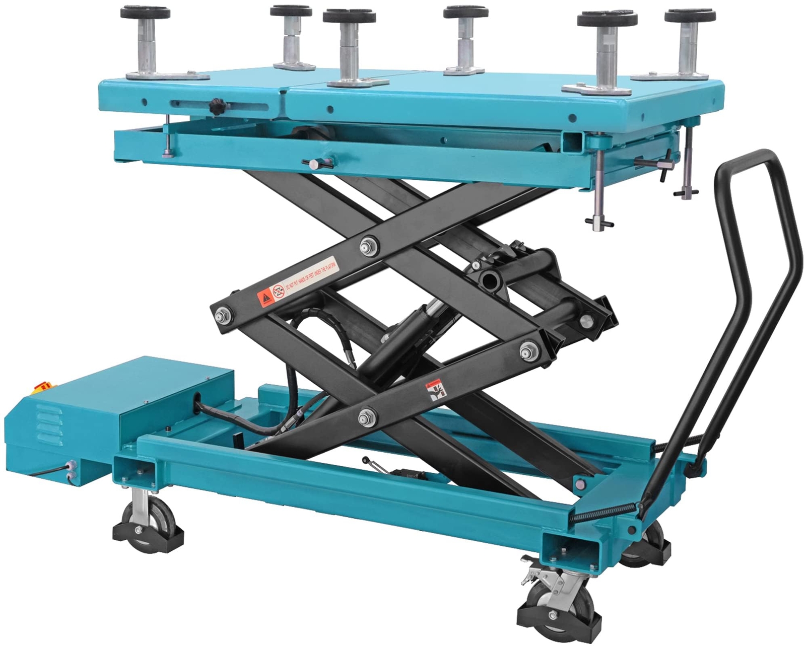BIG RED 1.2 Ton Electric E-Vehicle Battery Lift Table,Movable Lift Platform
