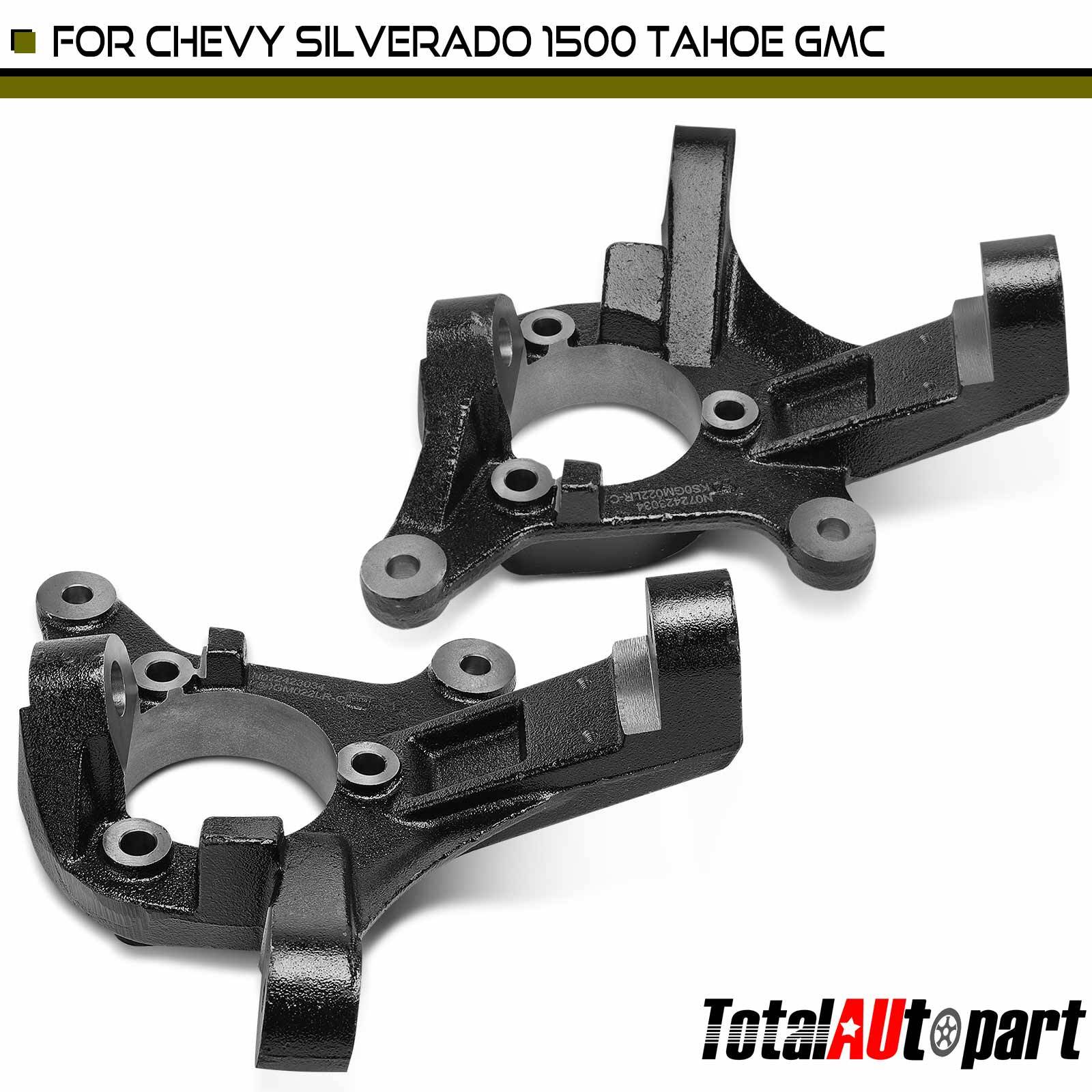 2x 3" Lift Spindles Steering Knuckle for Chevy Silverado 1500 Cadillac RWD Front
