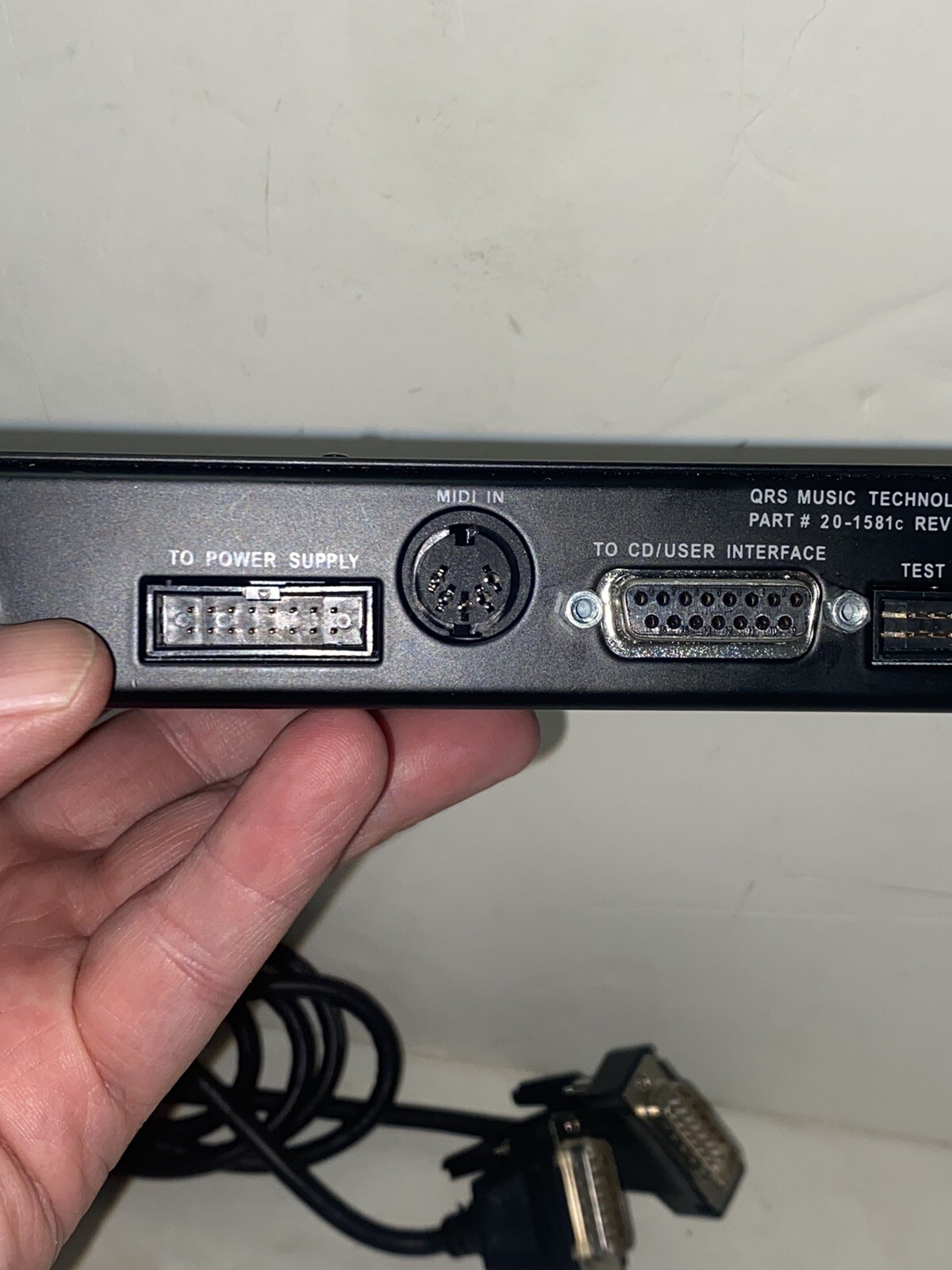 QRS Processor 20-1581c with Interface Cable (Untested)